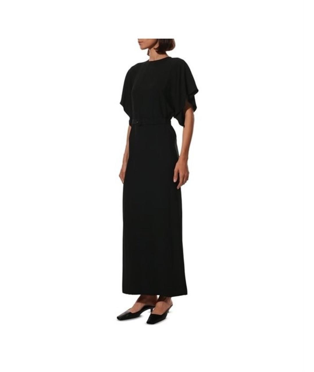 ERIKA CAVALLINI Черное вискозное повседневное платье, фото 8