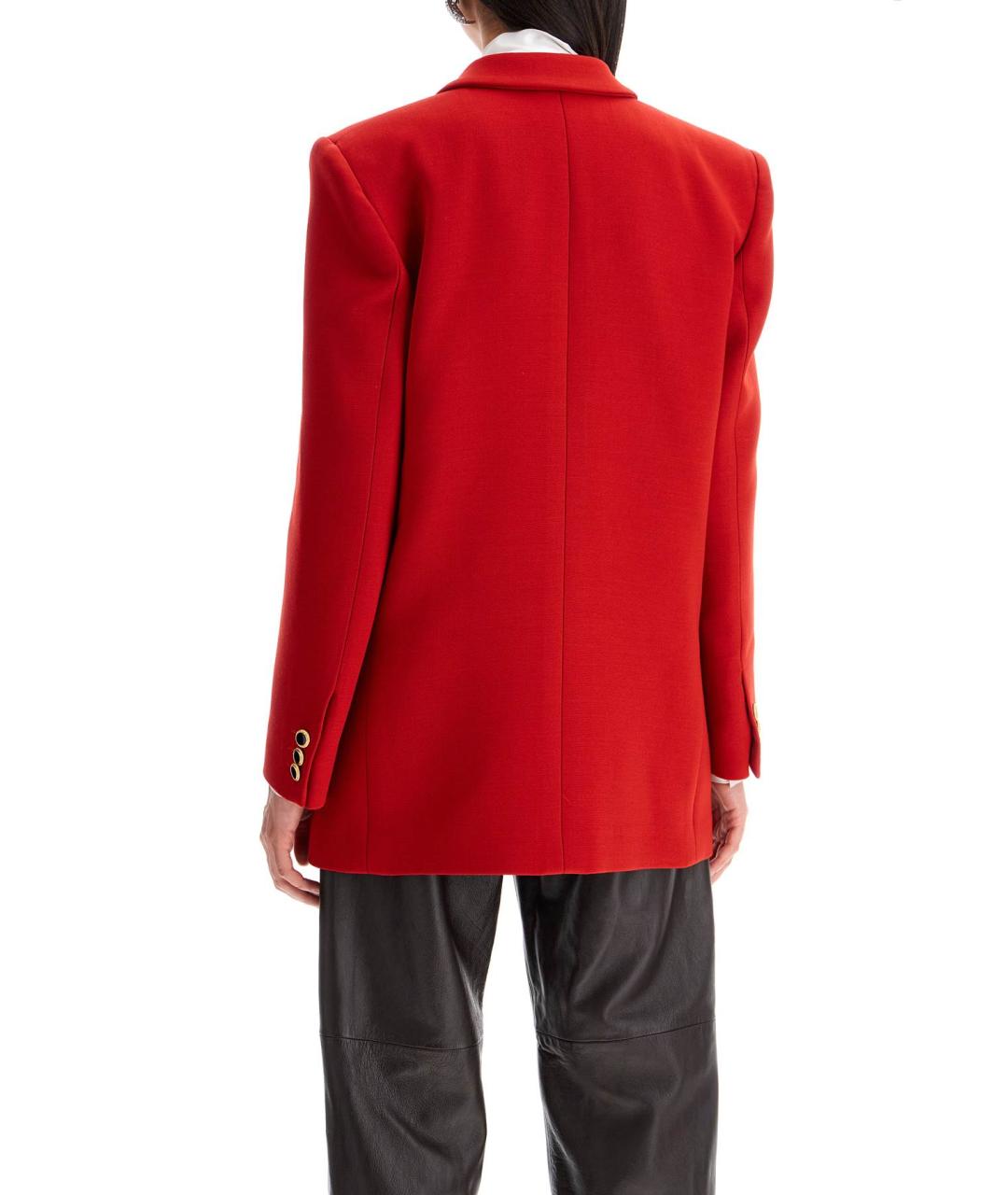 ALESSANDRA RICH Красный шерстяной жакет/пиджак, фото 5