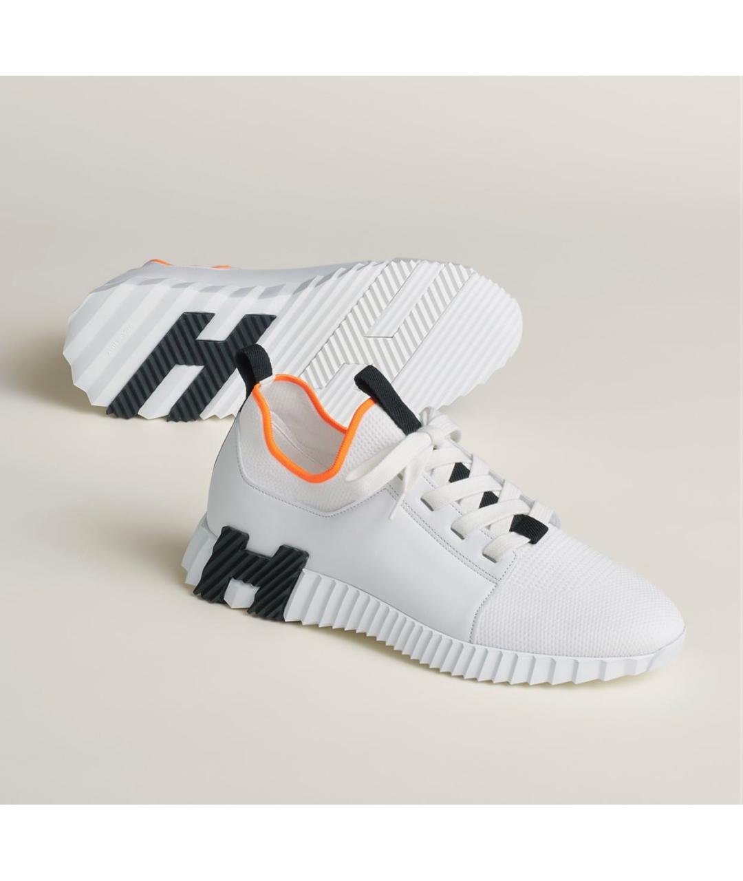 HERMES PRE-OWNED Белые высокие кроссовки / кеды, фото 2