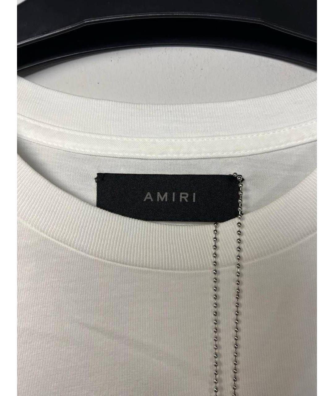 AMIRI Белая футболка, фото 4