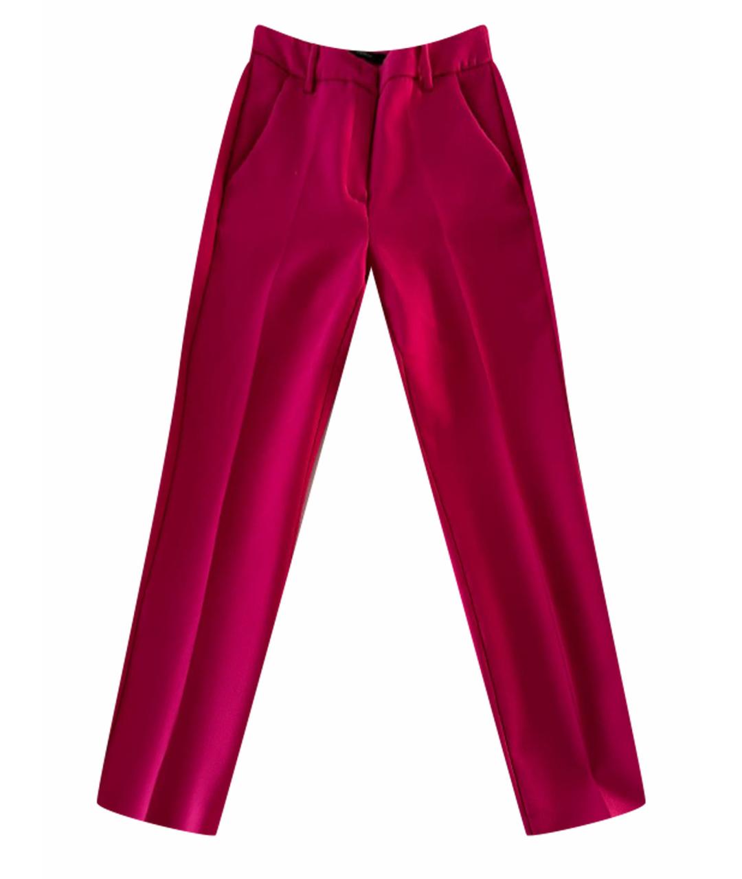 WEEKEND MAX MARA Розовые брюки узкие, фото 1