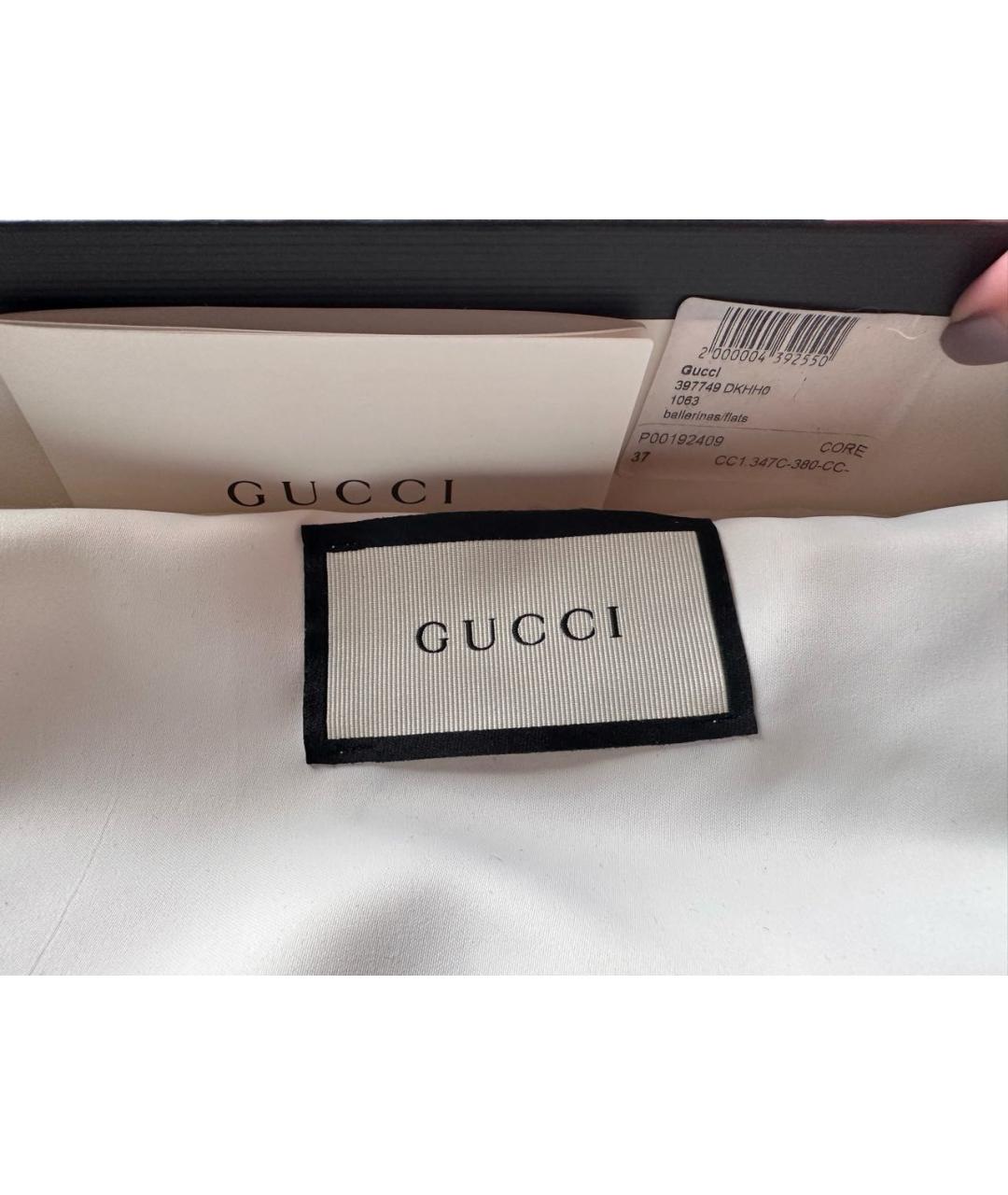 GUCCI Черные кожаные мюли, фото 7