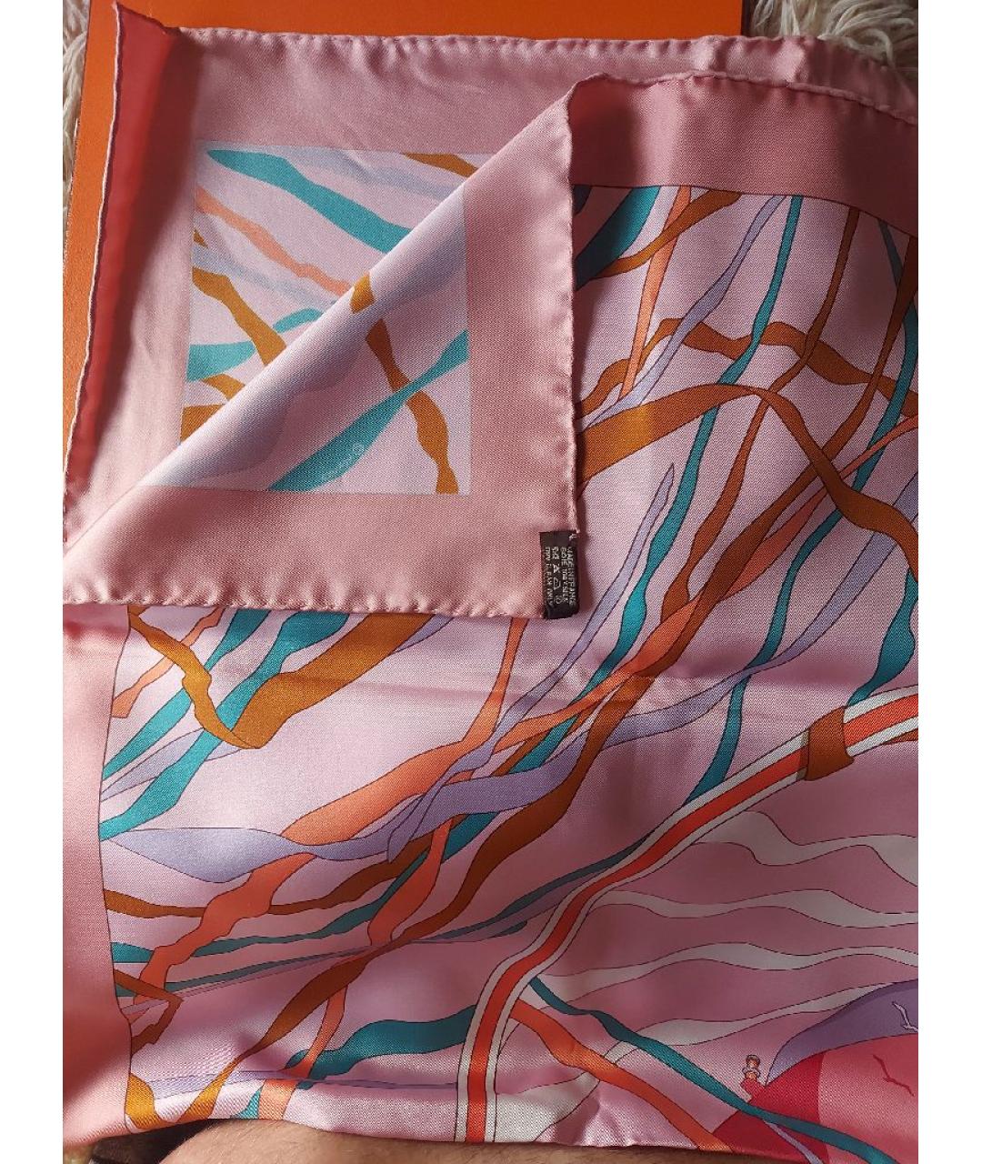 HERMES PRE-OWNED Мульти шелковый платок, фото 6