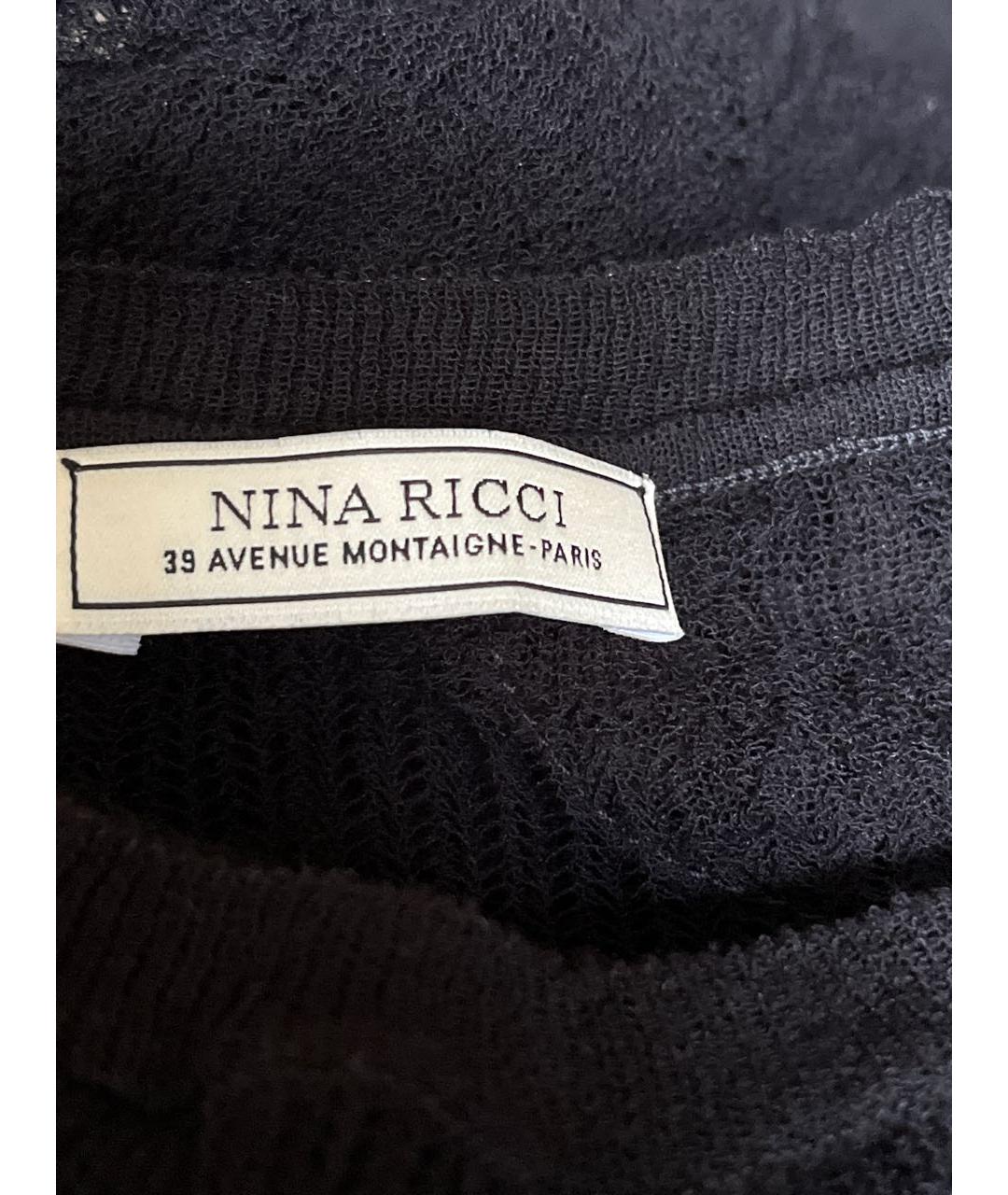 NINA RICCI Черный джемпер / свитер, фото 3