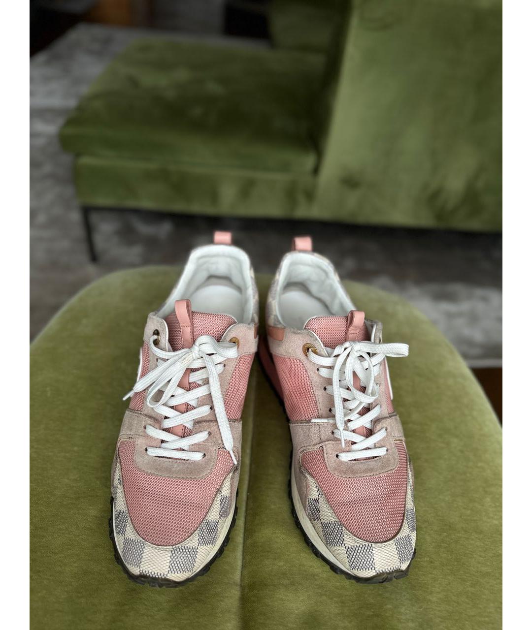 LOUIS VUITTON PRE-OWNED Розовые кроссовки, фото 6