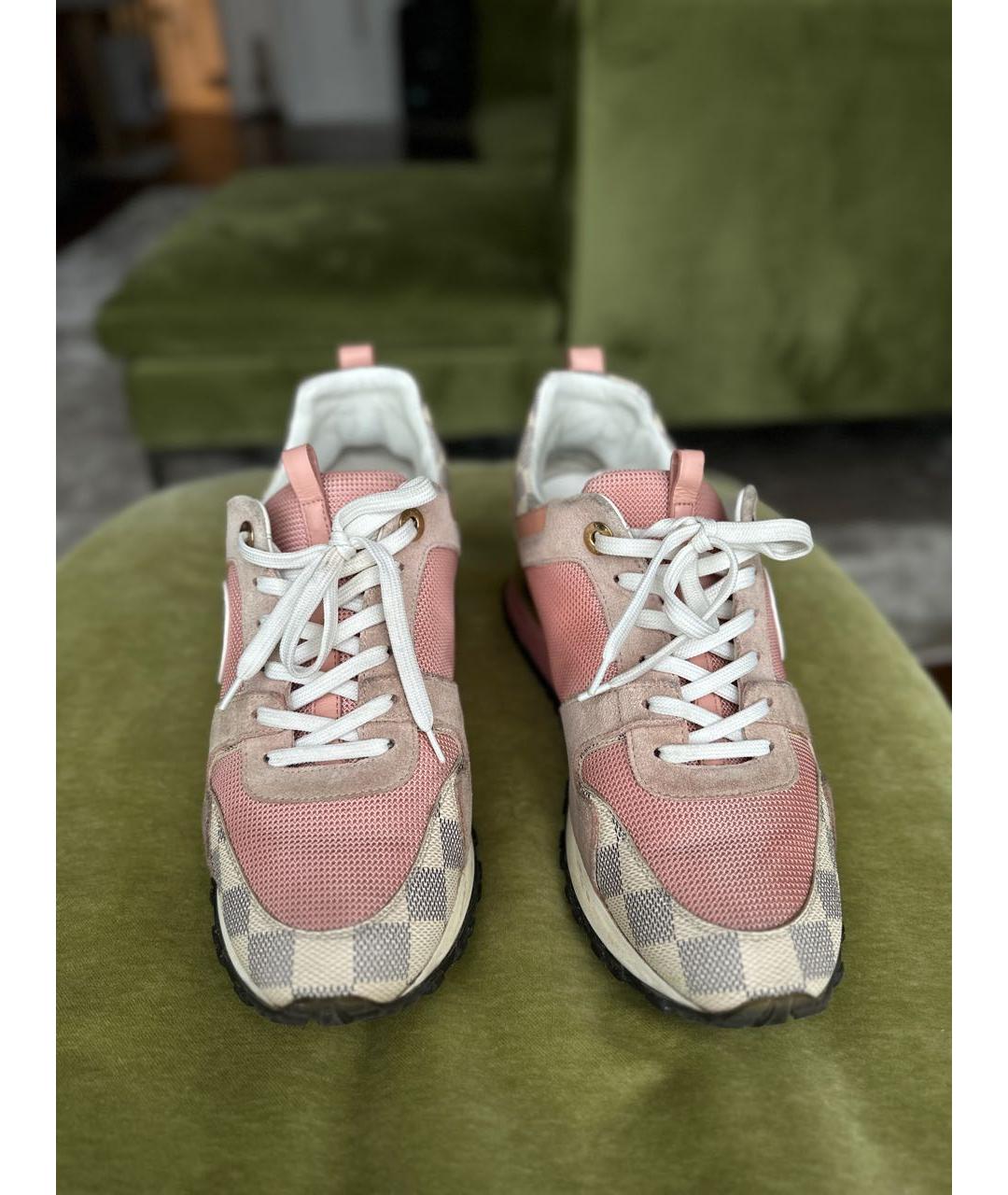 LOUIS VUITTON PRE-OWNED Розовые кроссовки, фото 2