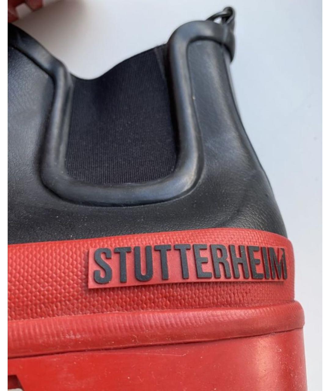 STUTTERHEIM Черные резиновые высокие ботинки, фото 2