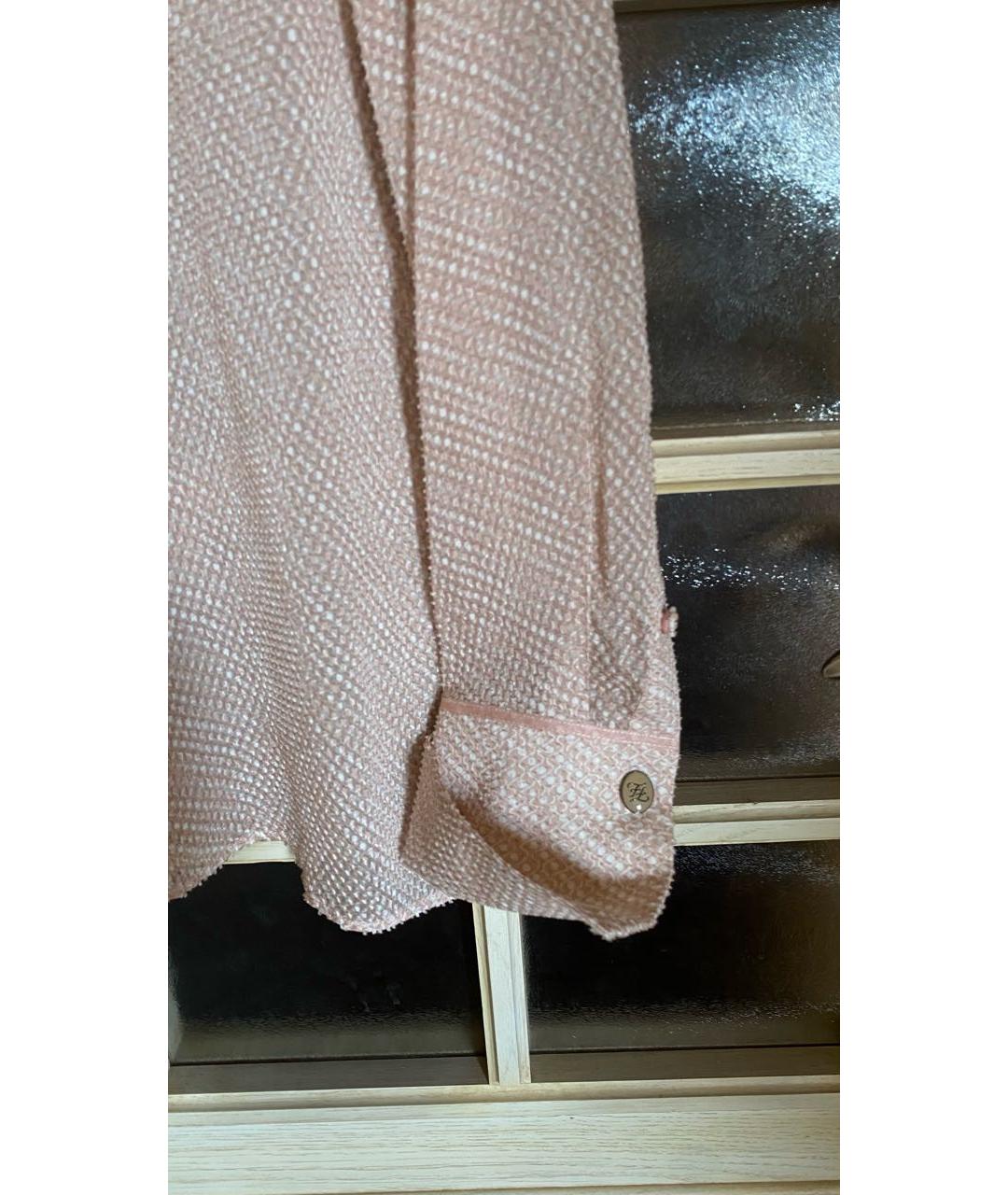 FENDI Розовая ацетатная рубашка, фото 7