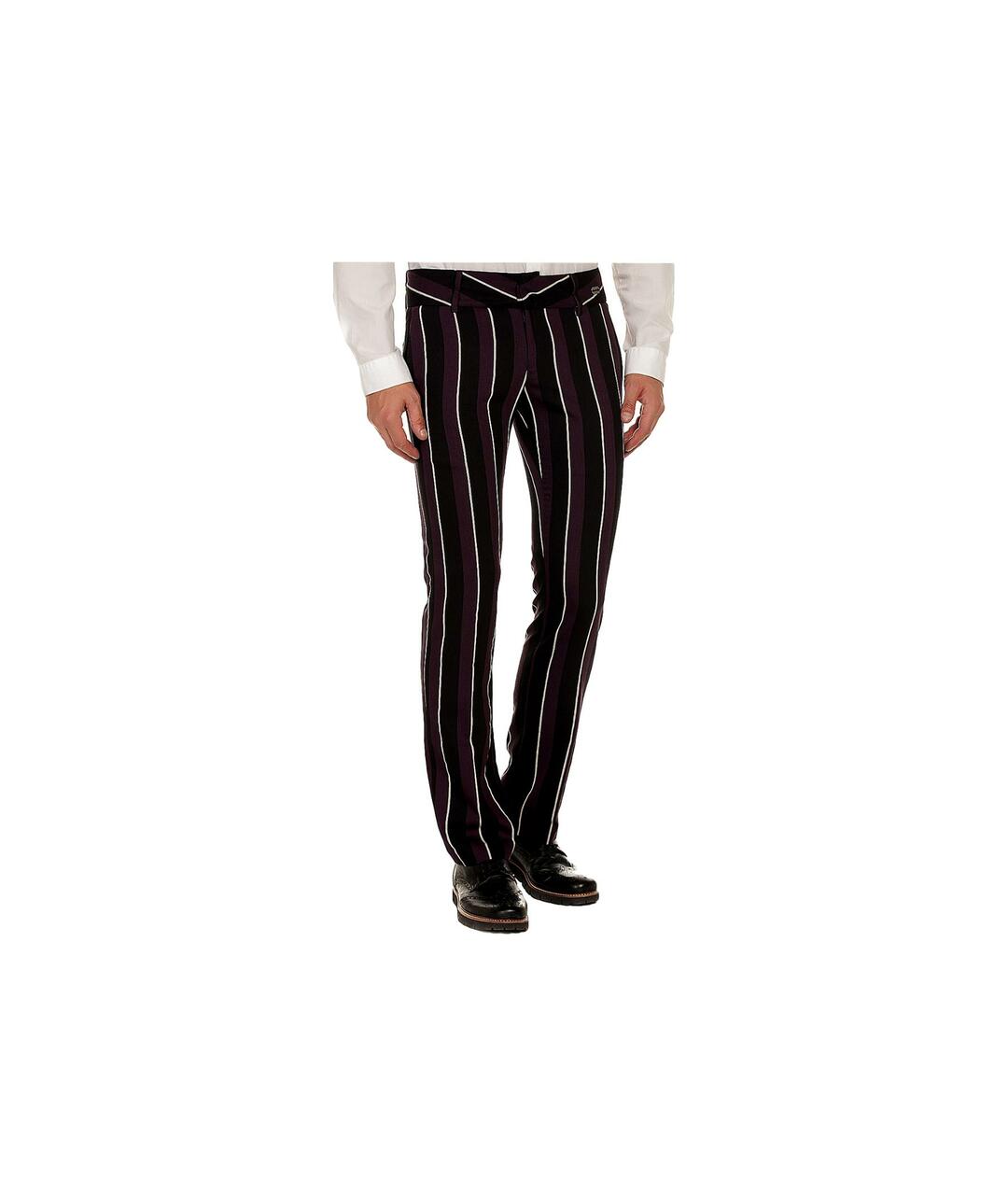 JOHN RICHMOND Мульти шерстяные классические брюки, фото 6