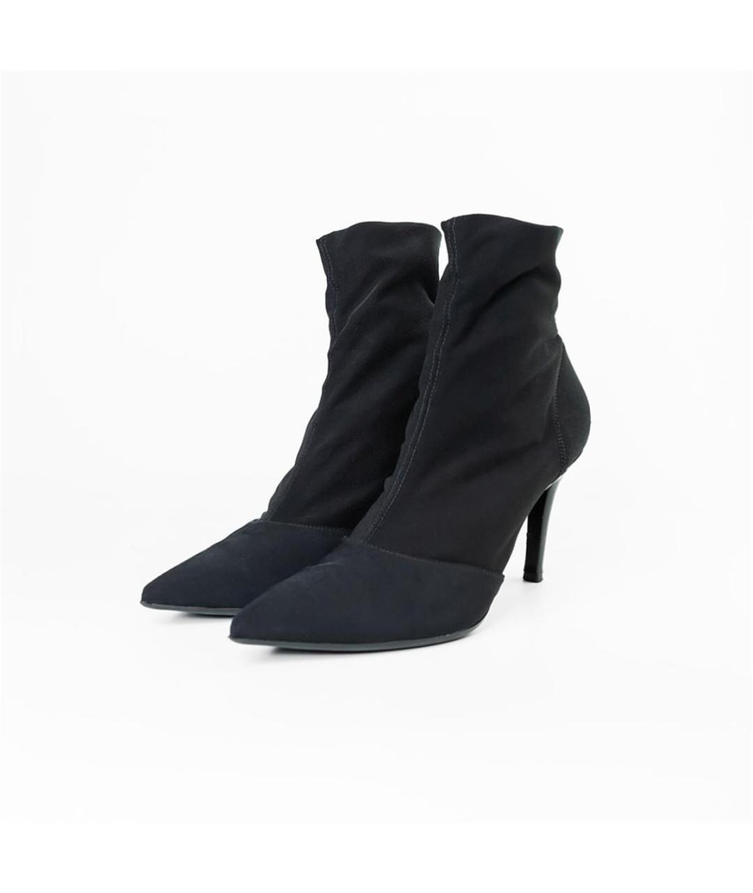 GIANVITO ROSSI Черные текстильные ботильоны, фото 2