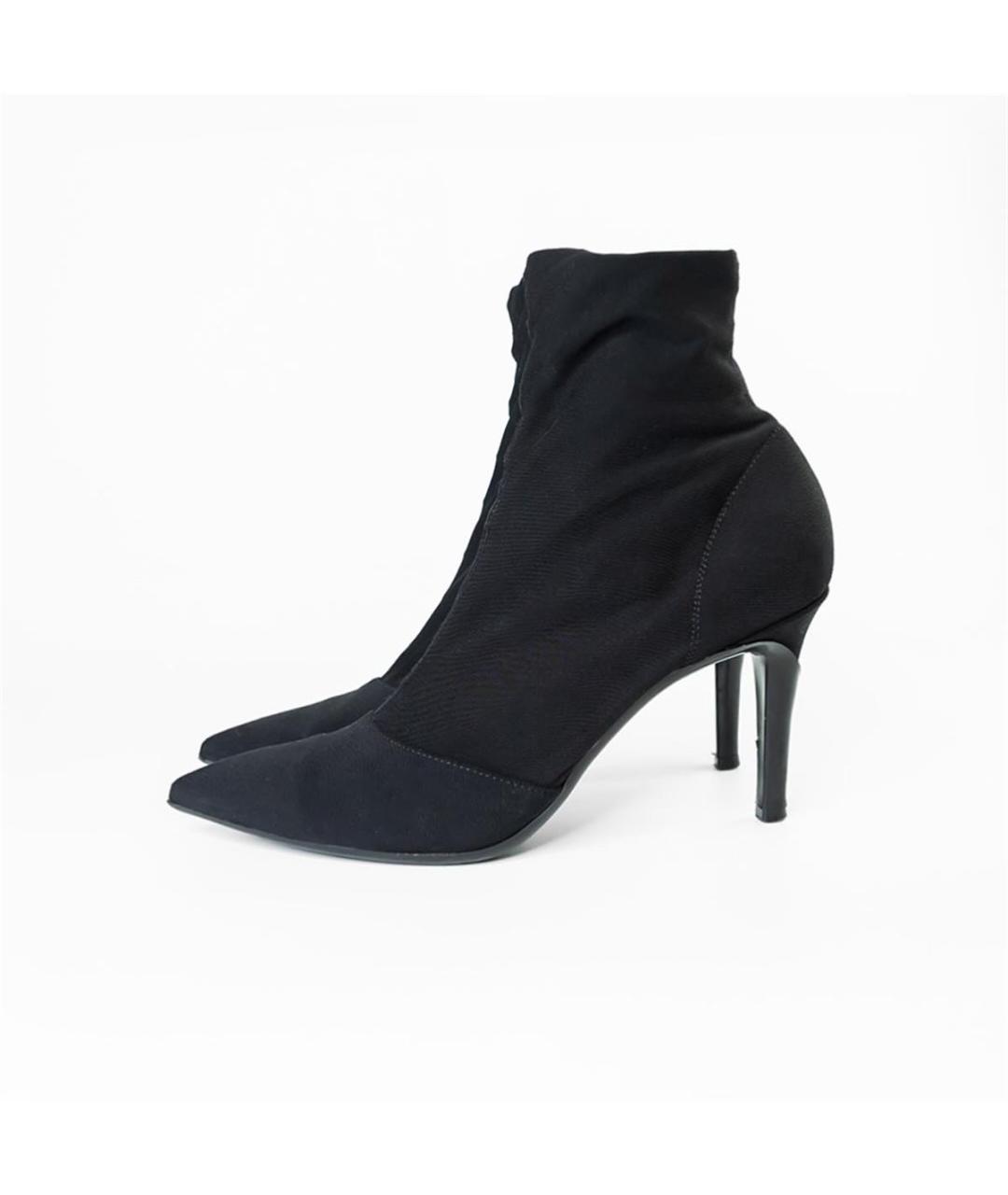GIANVITO ROSSI Черные текстильные ботильоны, фото 5