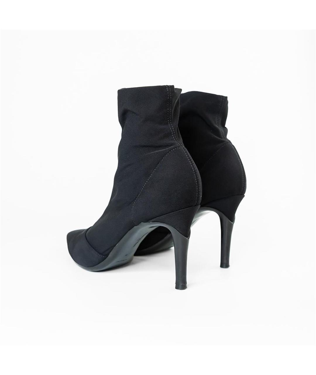 GIANVITO ROSSI Черные текстильные ботильоны, фото 4