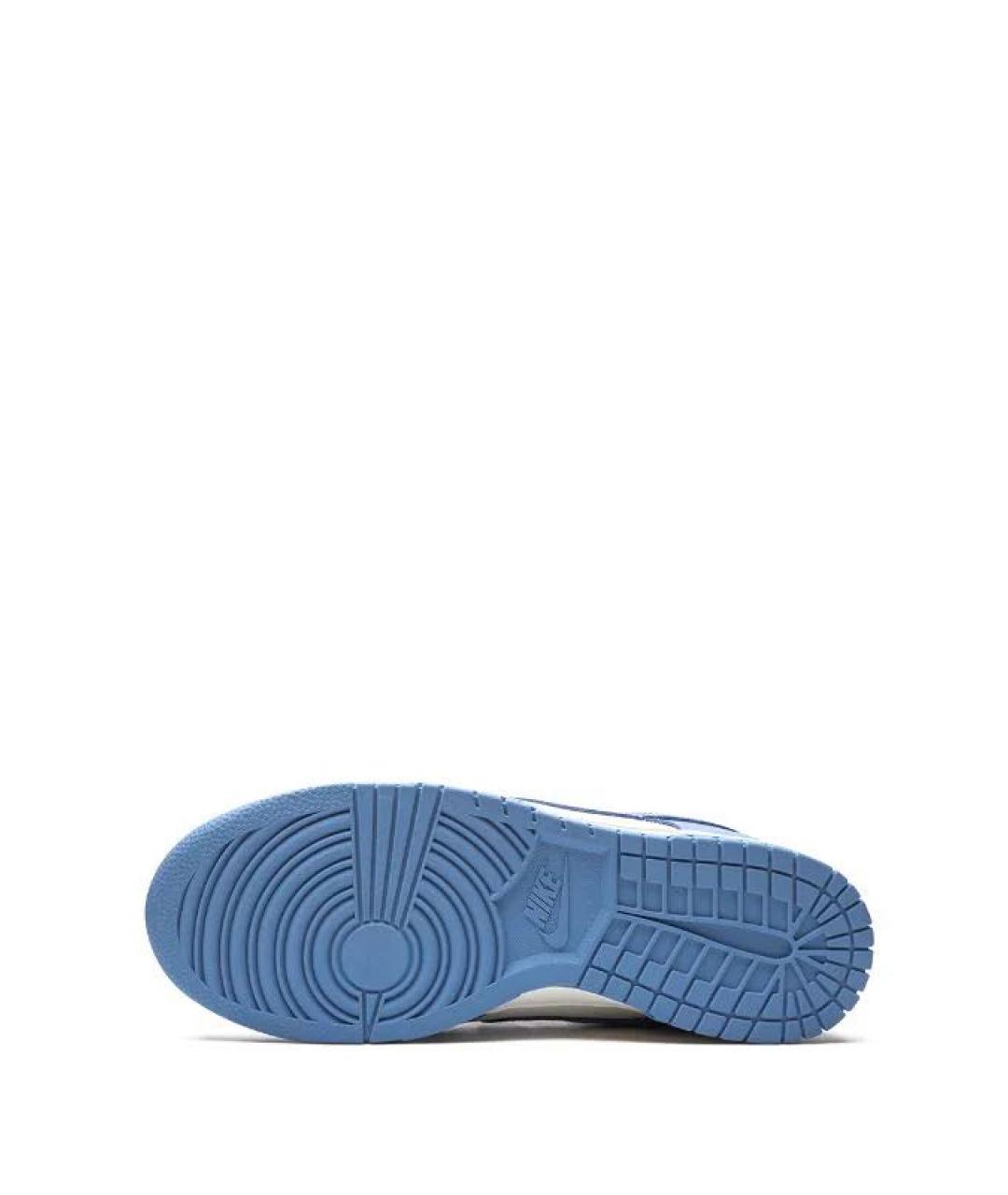 NIKE Голубые кроссовки из искусственной кожи, фото 4