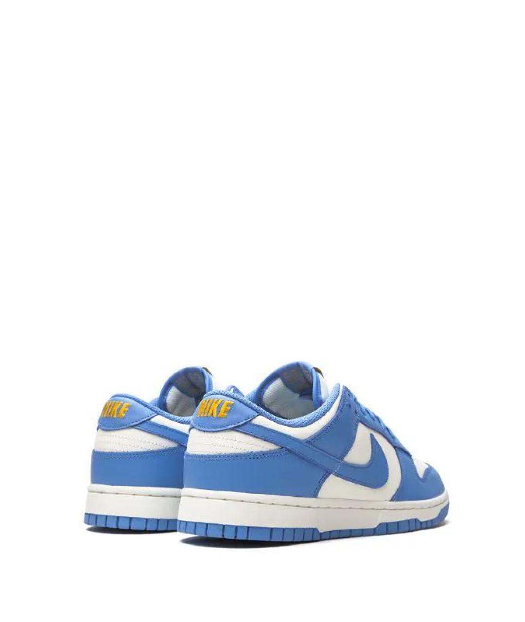 NIKE Голубые кроссовки из искусственной кожи, фото 3