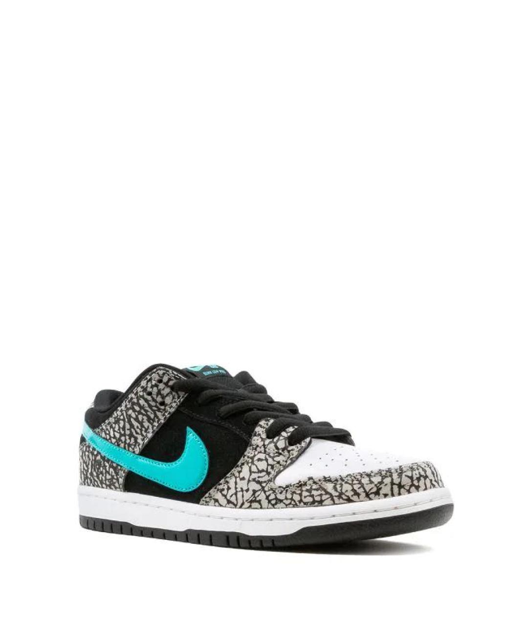 NIKE Бирюзовые кроссовки из искусственной кожи, фото 2