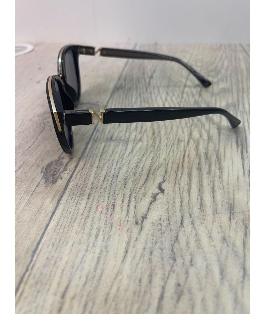 NINA RICCI Черные пластиковые солнцезащитные очки, фото 5