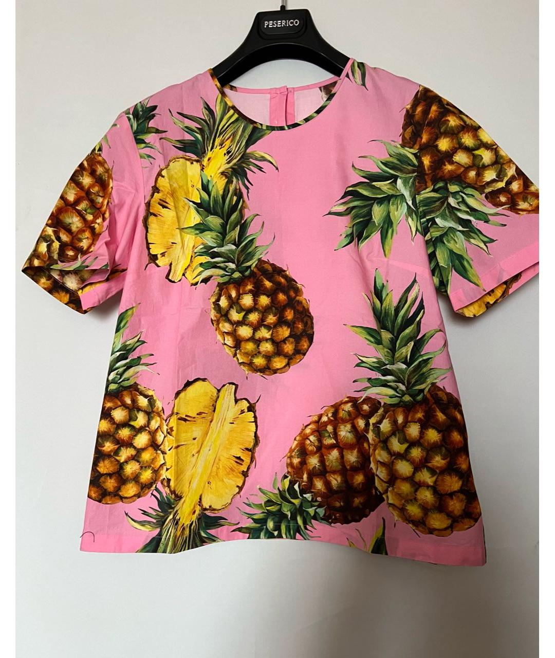 DOLCE&GABBANA Мульти хлопковая блузы, фото 2