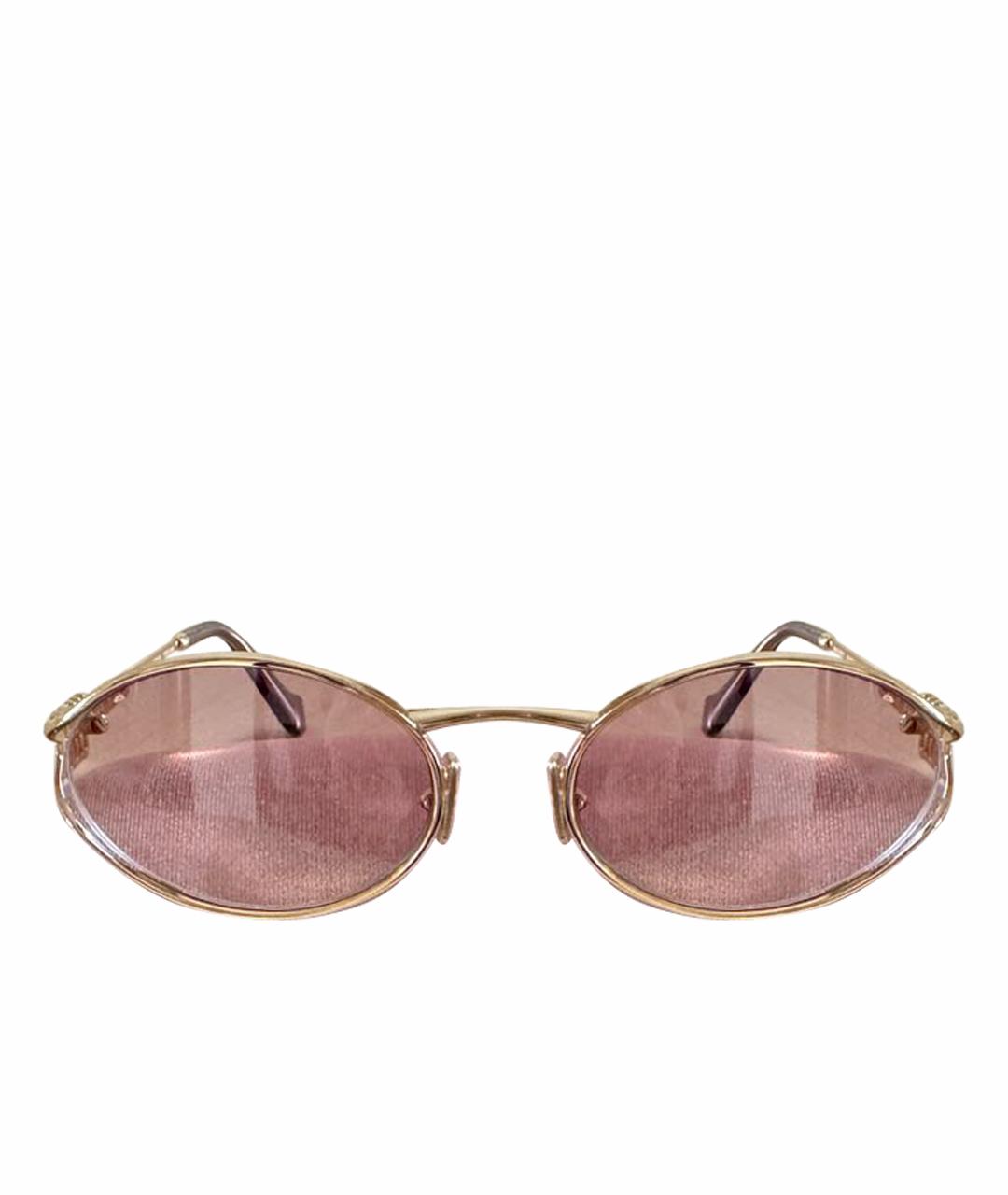 MIU MIU Розовые металлические солнцезащитные очки, фото 1