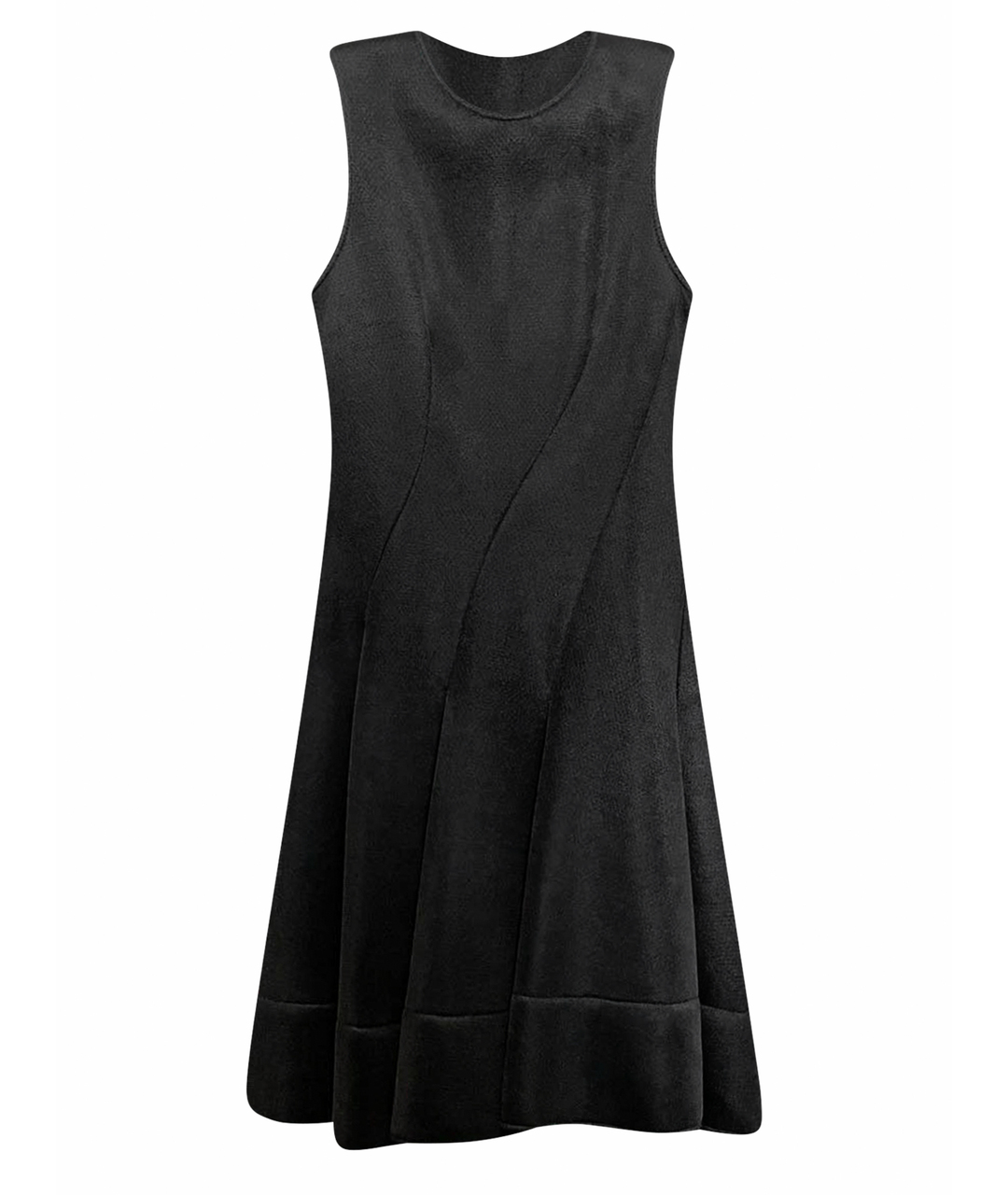 SANDRO Черное сетчатое коктейльное платье, фото 1