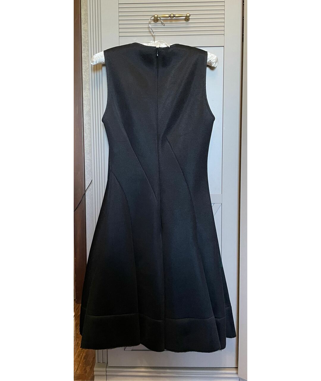 SANDRO Черное сетчатое коктейльное платье, фото 2