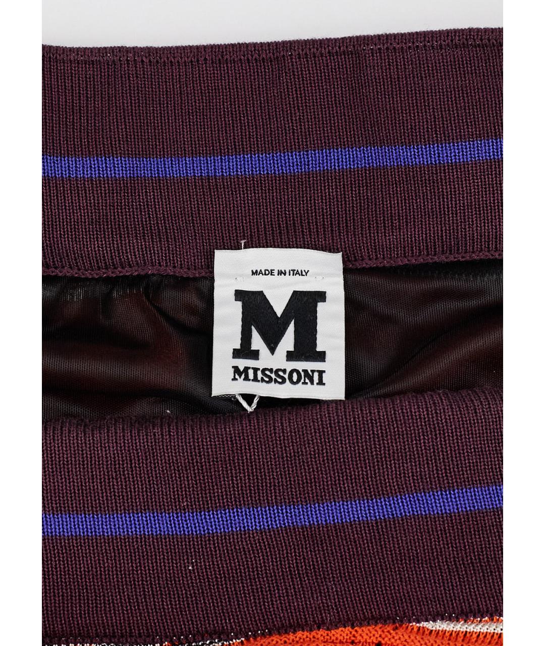 M MISSONI Мульти хлопковая юбка мини, фото 3