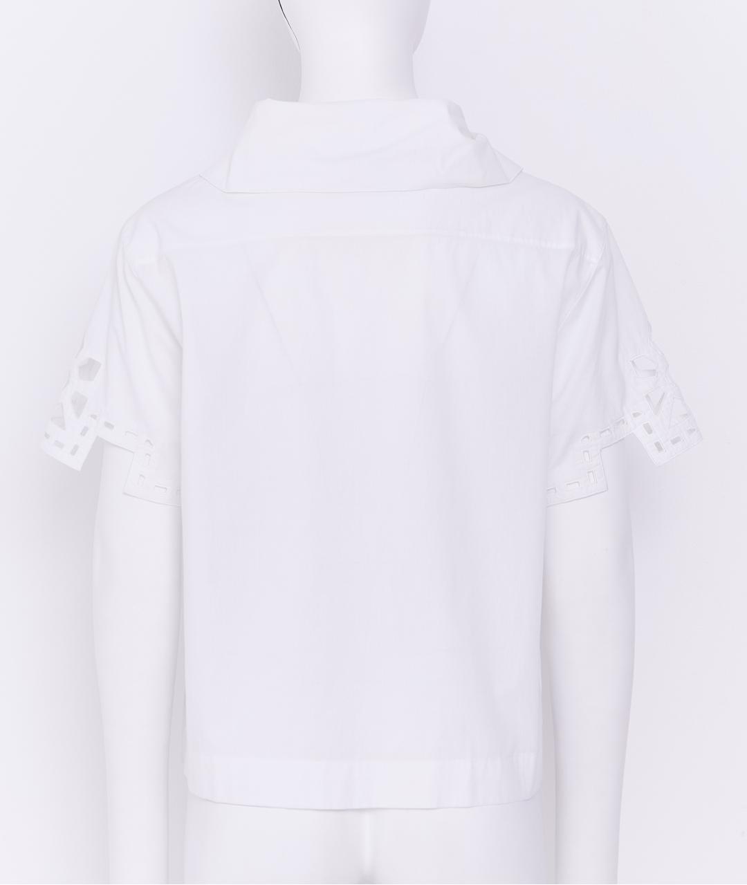 FENDI Белая хлопковая блузы, фото 2