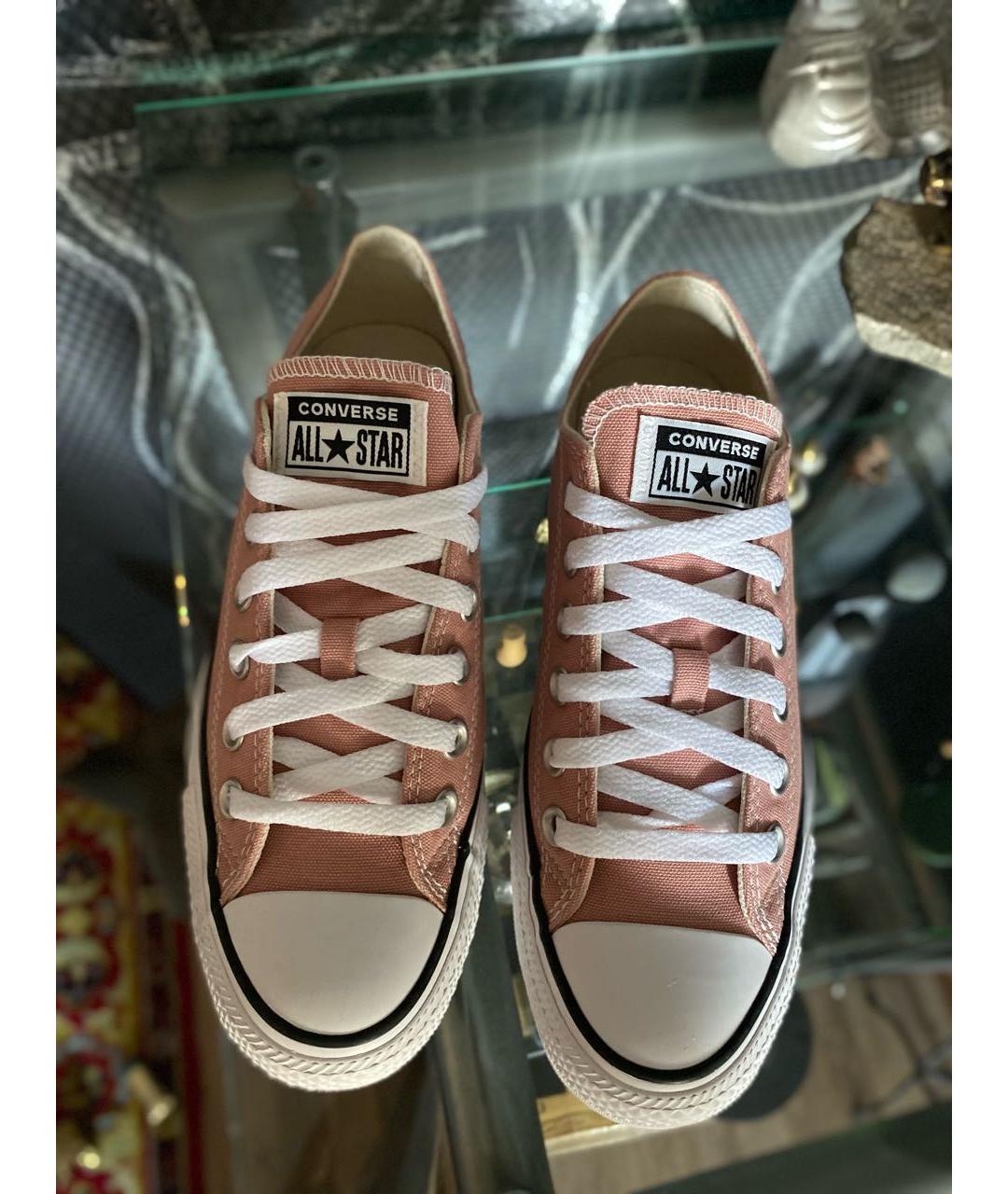 CONVERSE Коралловые текстильные кеды, фото 3