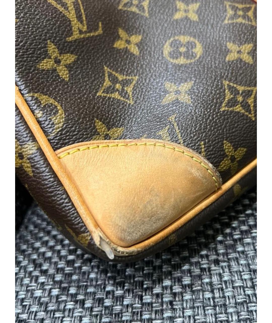 LOUIS VUITTON PRE-OWNED Коричневый кожаный портфель, фото 5