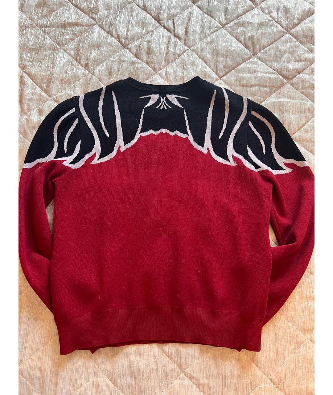 RED VALENTINO Красный полиэстеровый джемпер / свитер, фото 2