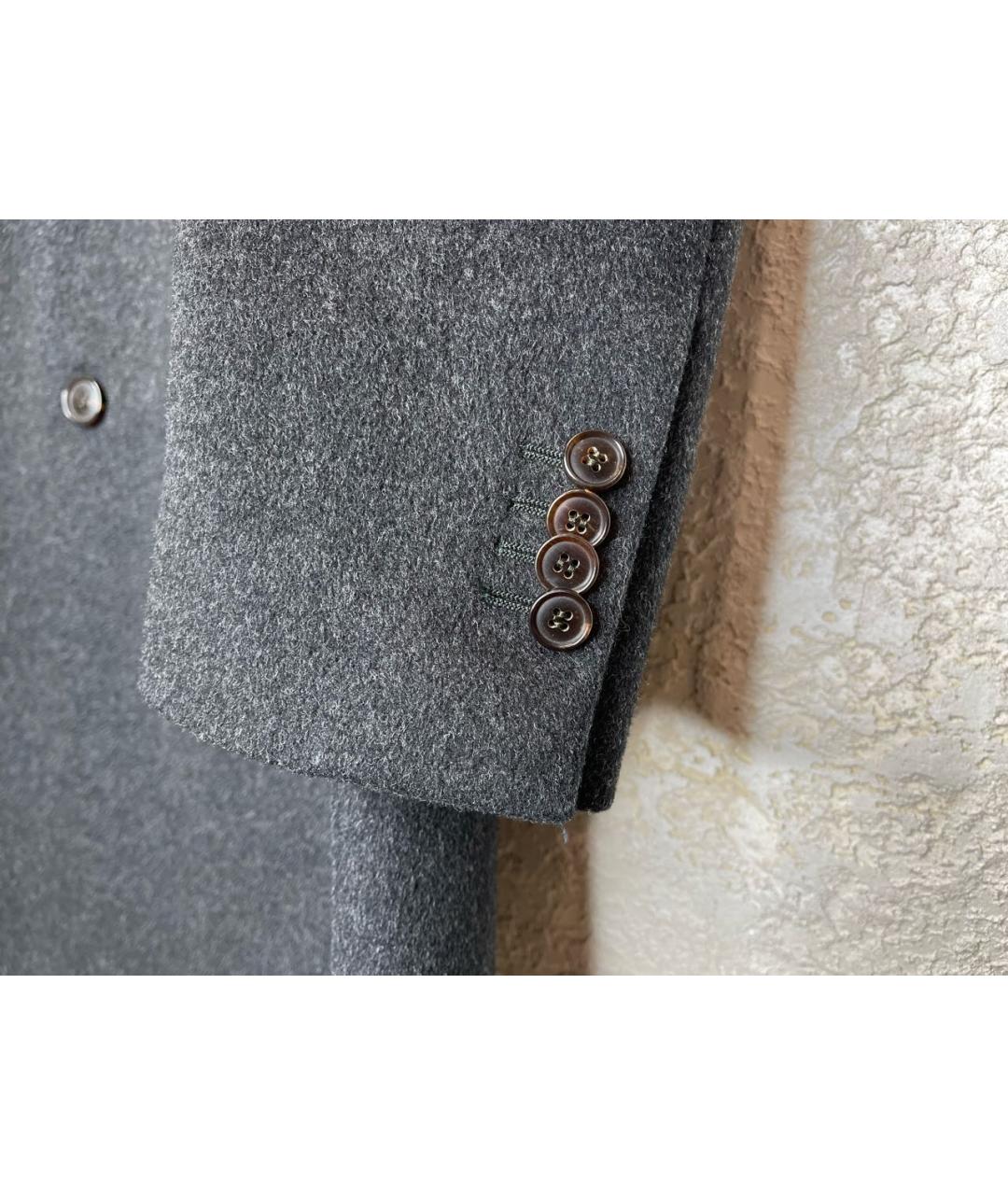 SUITSUPPLY Серое шерстяное пальто, фото 4