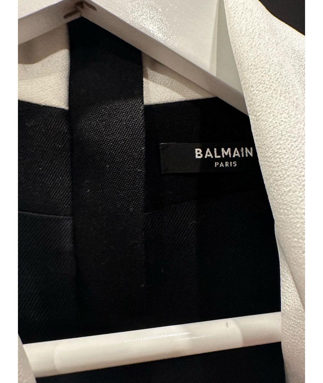 BALMAIN Черное шерстяное повседневное платье, фото 3