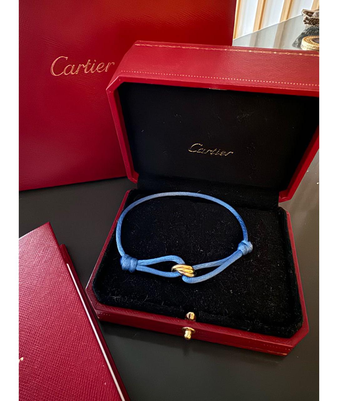 CARTIER Голубой браслет из белого золота, фото 2