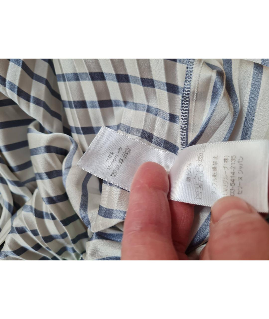 CELINE PRE-OWNED Мульти шелковая юбка миди, фото 7
