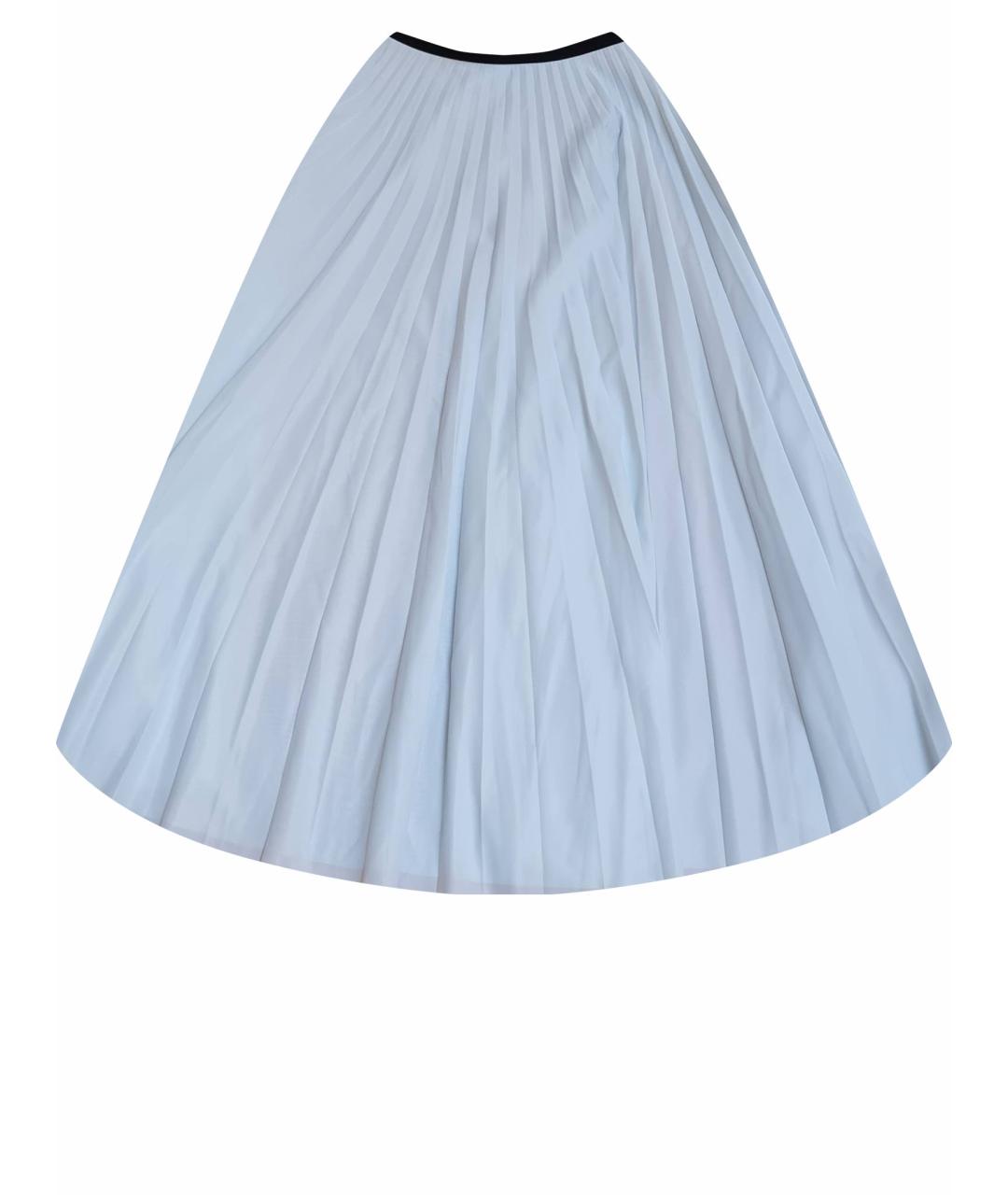 CELINE PRE-OWNED Голубая полиэстеровая юбка миди, фото 1