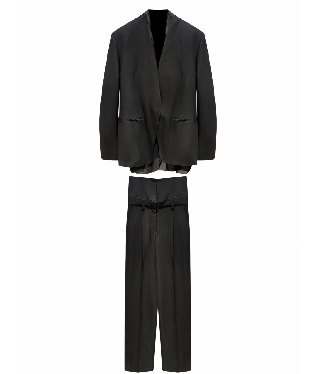 BRUNELLO CUCINELLI Черный костюм с брюками, фото 1