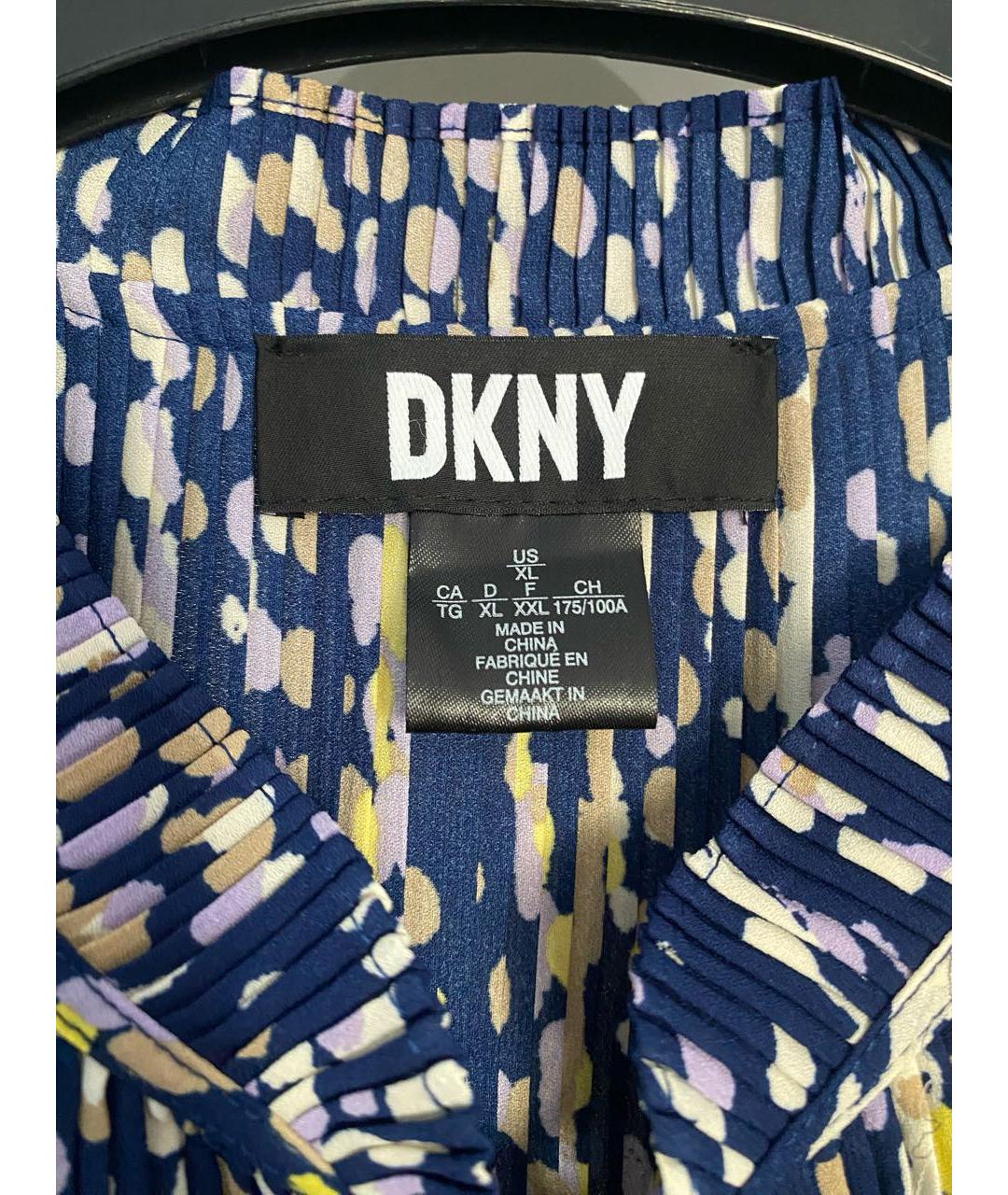 DKNY Мульти полиэстеровая блузы, фото 3