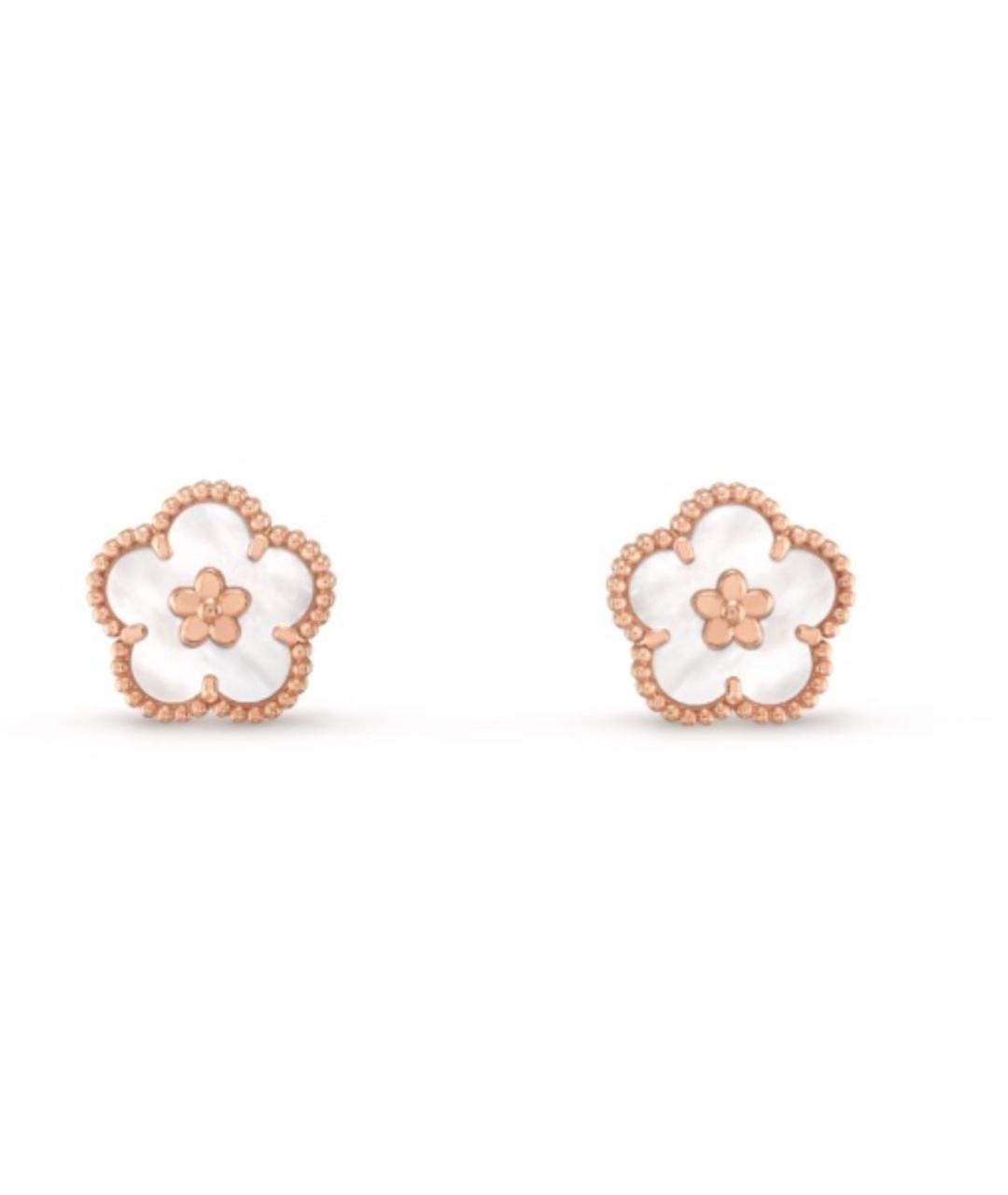 VAN CLEEF & ARPELS Розовые серьги из розового золота, фото 1