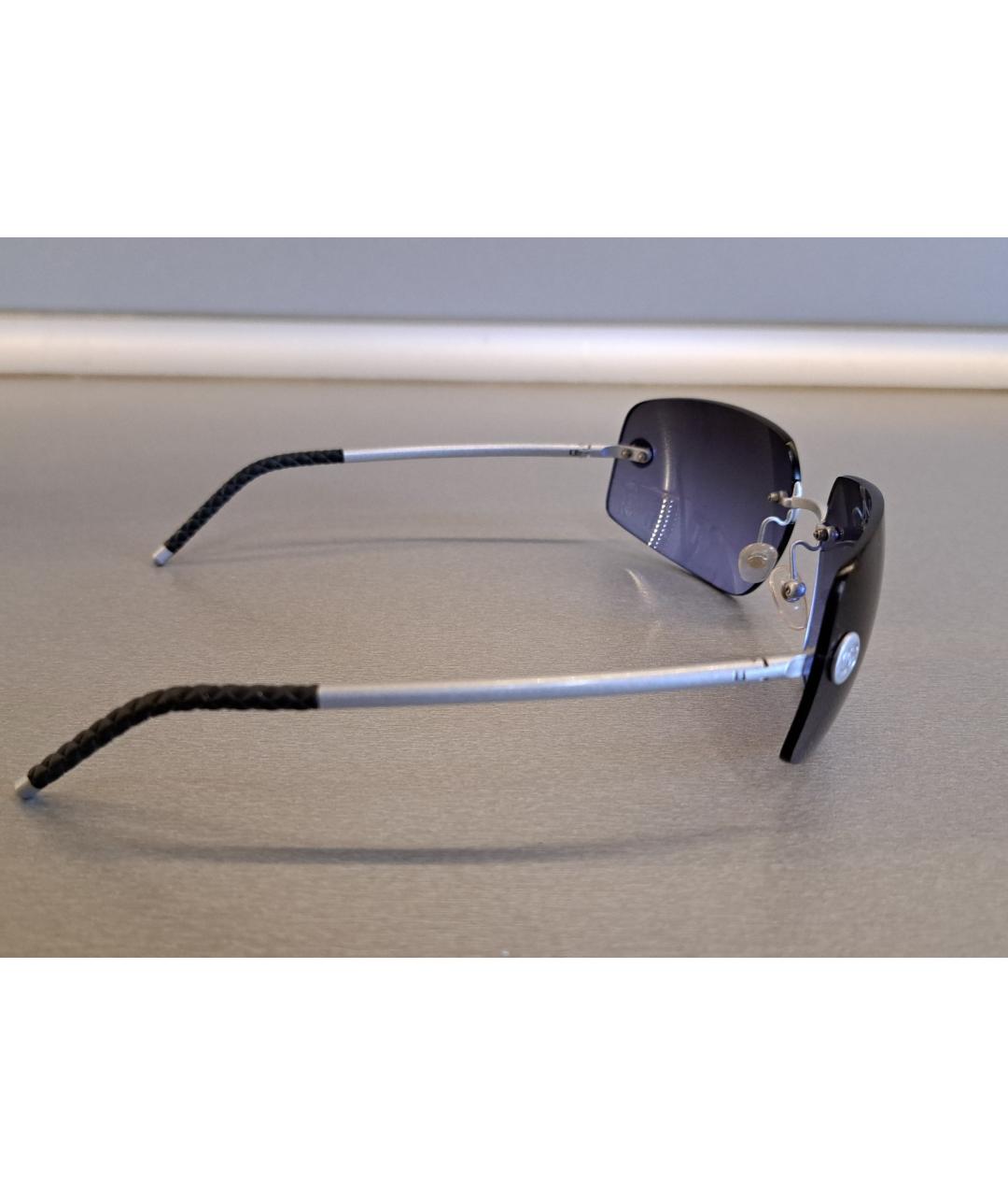 CHANEL PRE-OWNED Фиолетовые металлические солнцезащитные очки, фото 7