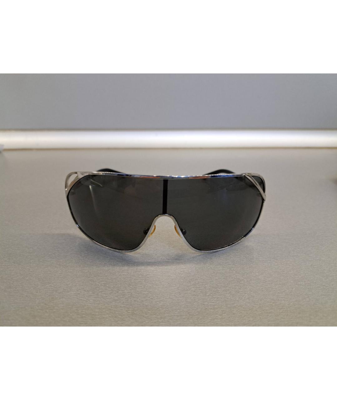MAX MARA Черные металлические солнцезащитные очки, фото 2