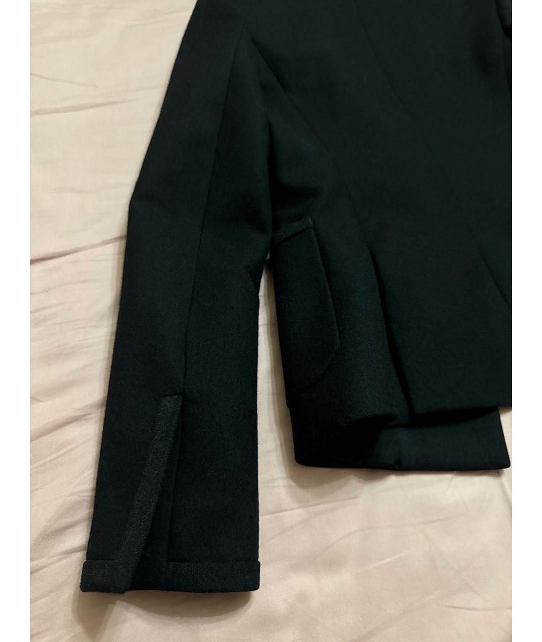 BALENCIAGA Черный шерстяной жакет/пиджак, фото 4