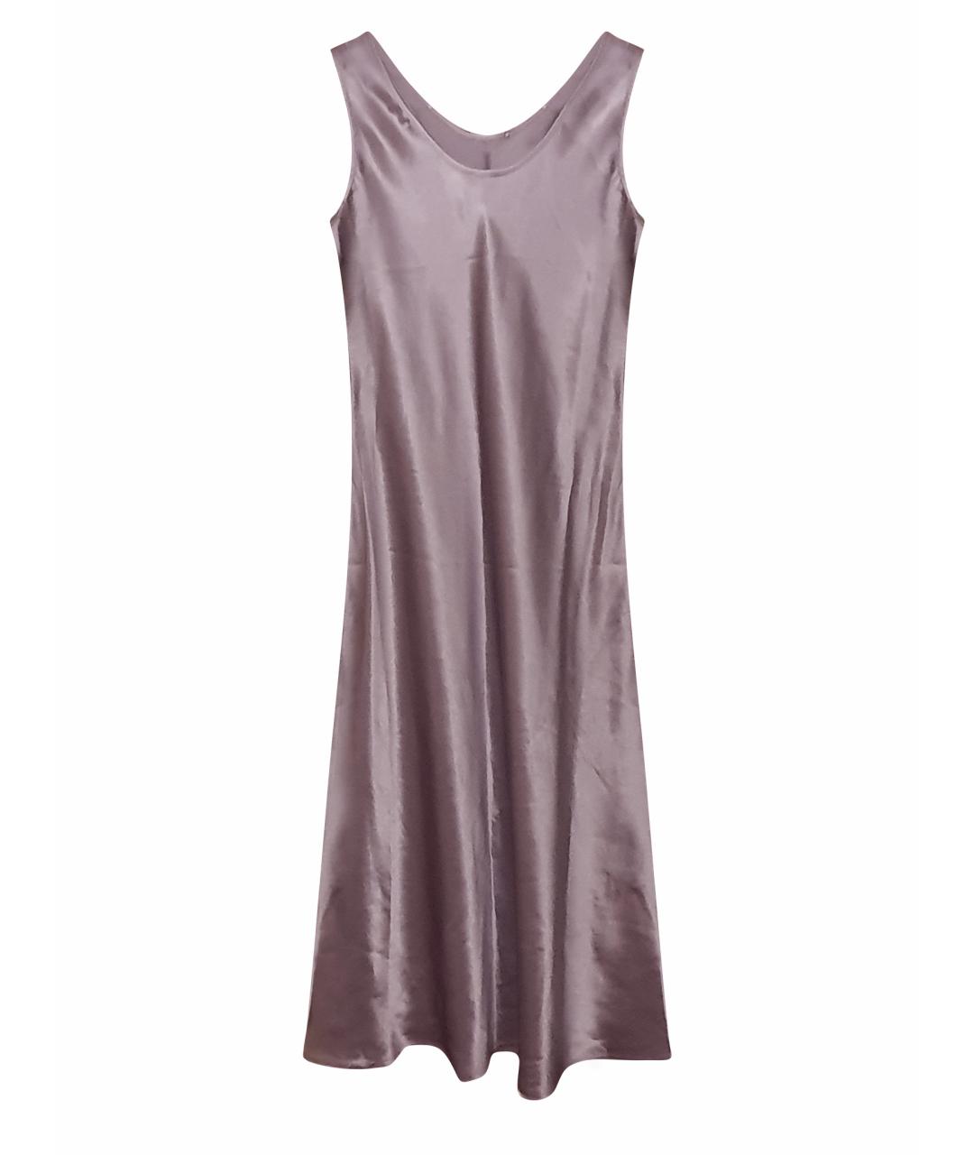 MAX MARA Фиолетовое ацетатное повседневное платье, фото 1