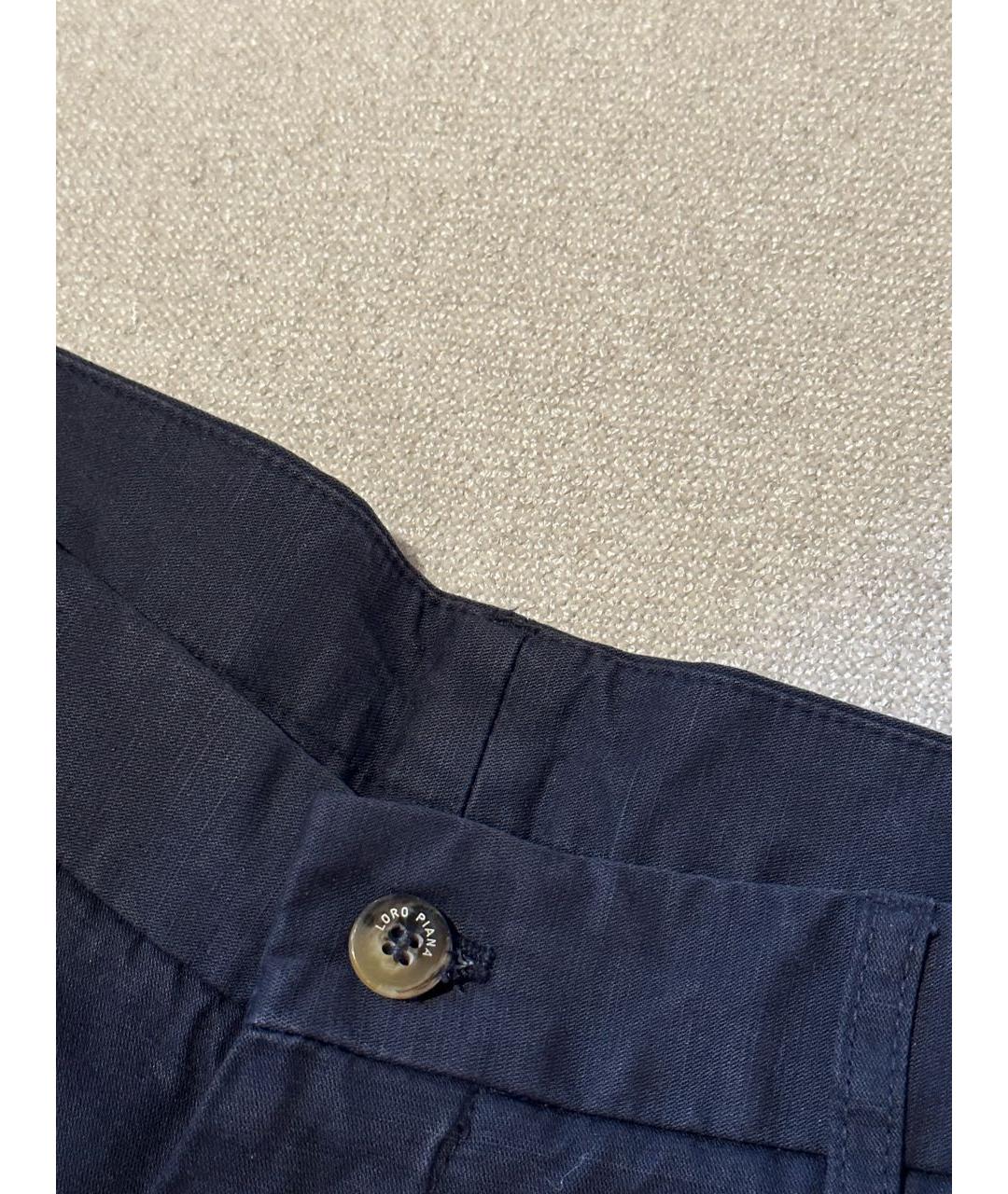 LORO PIANA Темно-синие шорты, фото 2