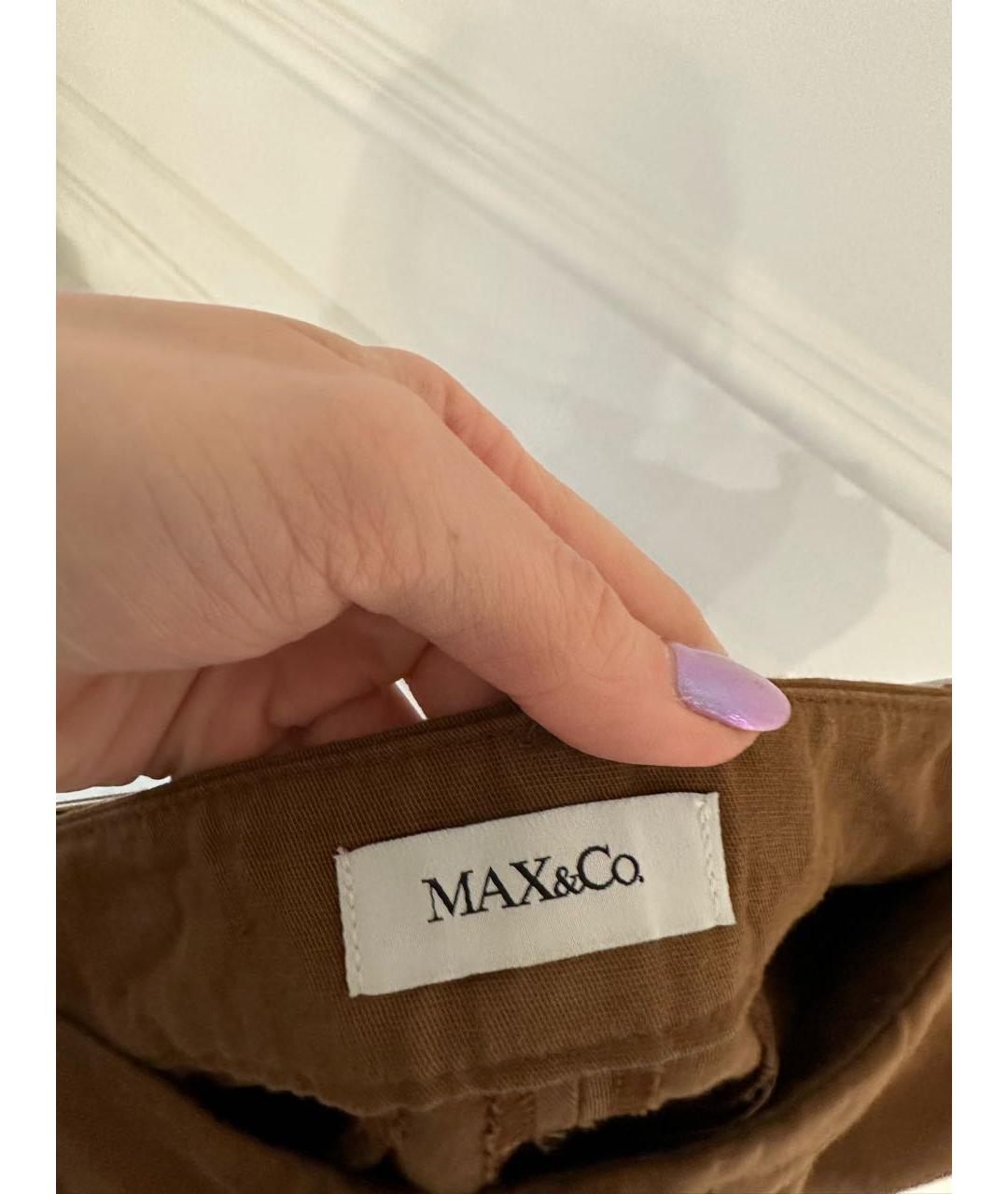 MAX&CO Горчичные брюки широкие, фото 4