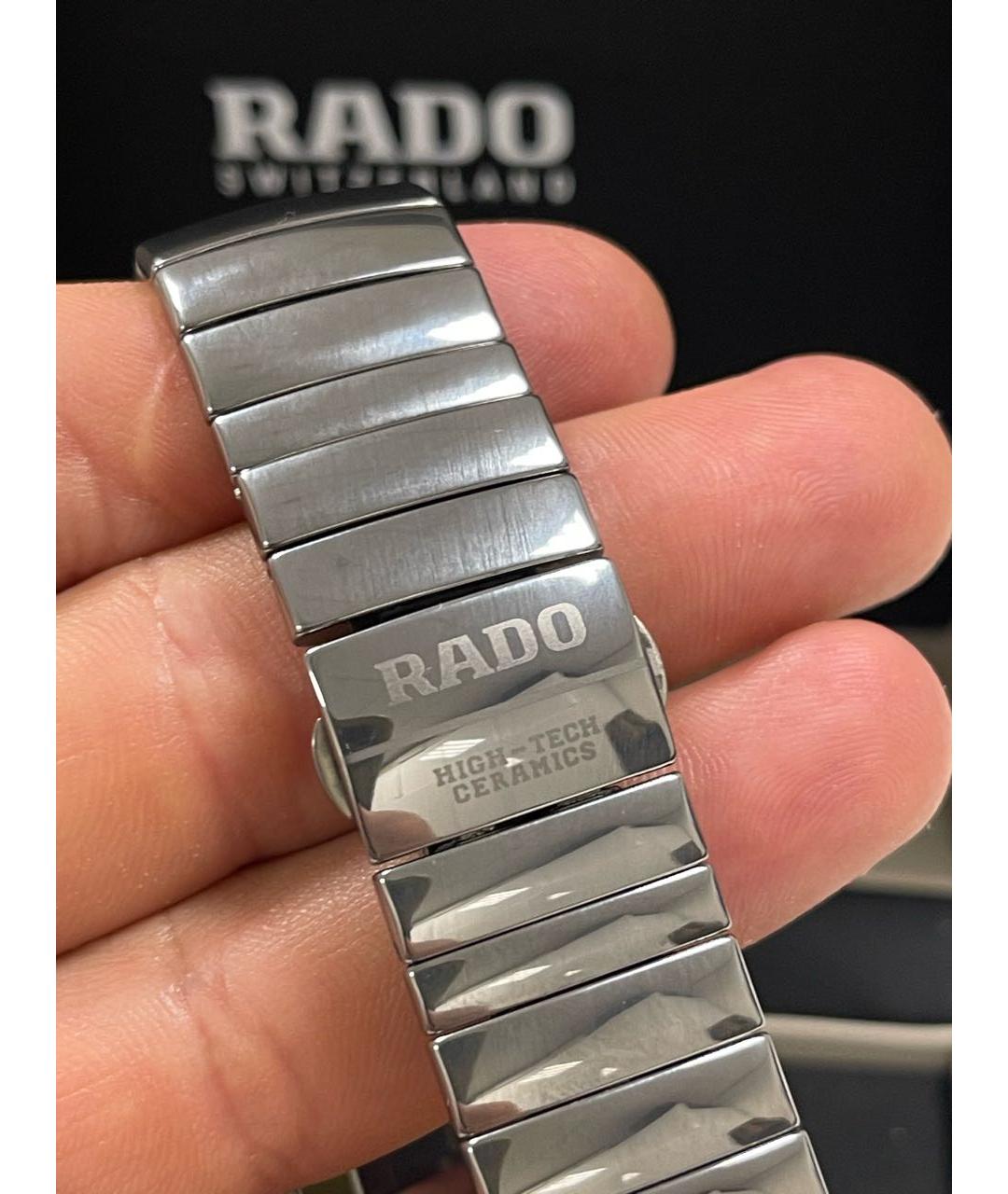RADO Серебряные керамические часы, фото 4