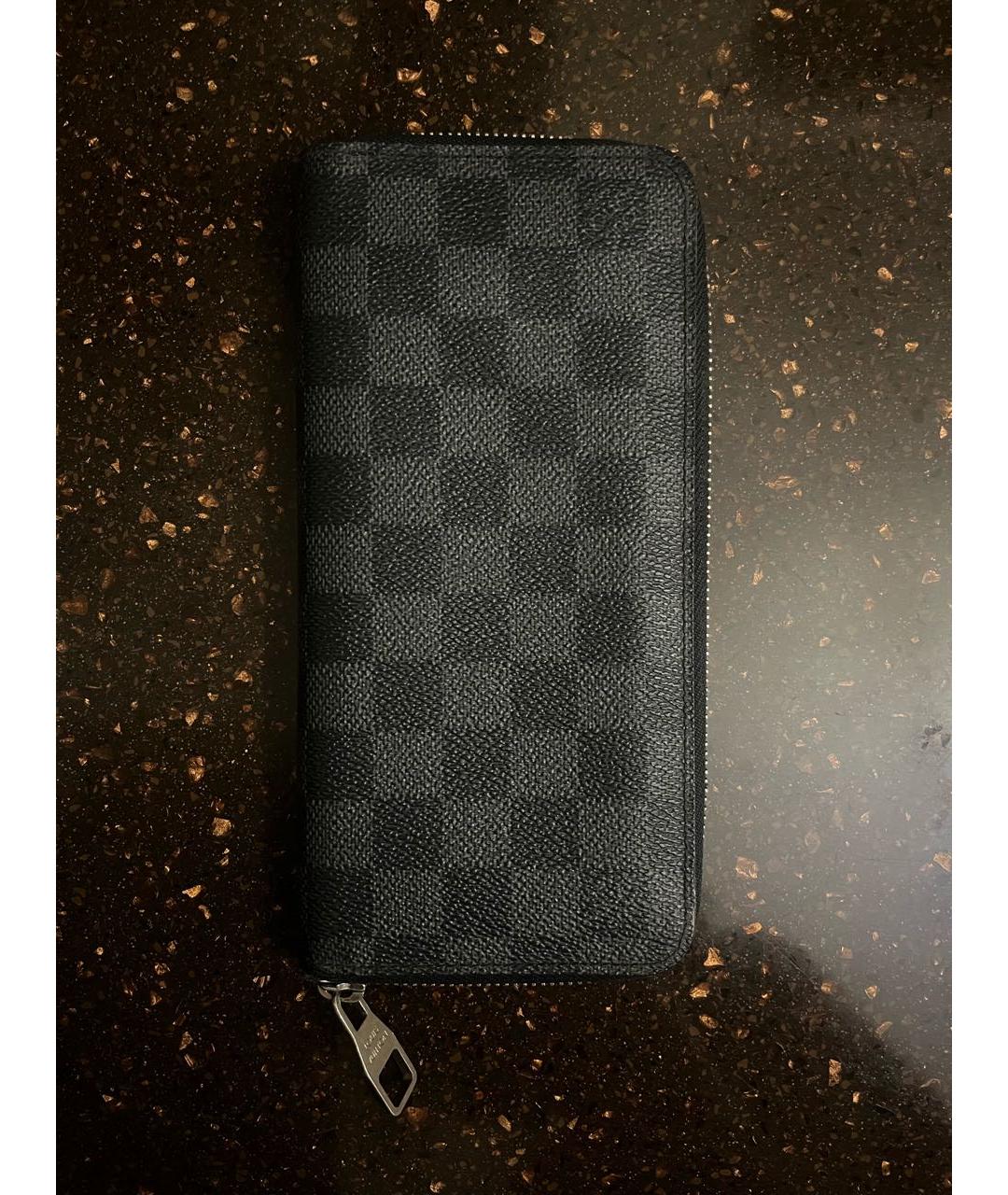 LOUIS VUITTON PRE-OWNED Черный кошелек, фото 8