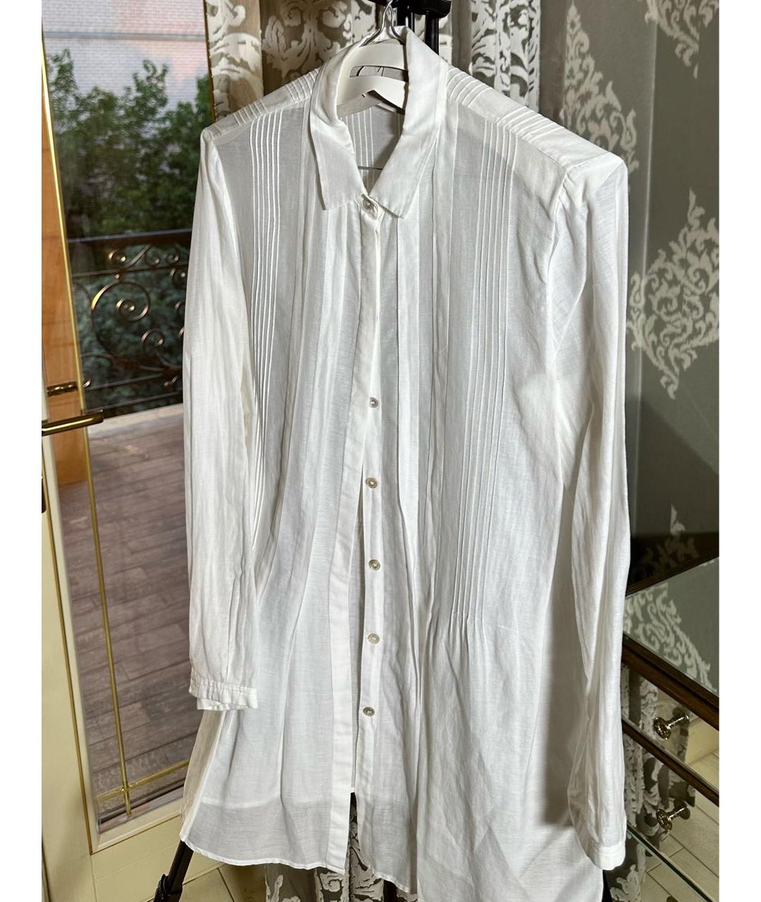 BURBERRY Белая хлопковая рубашка, фото 6