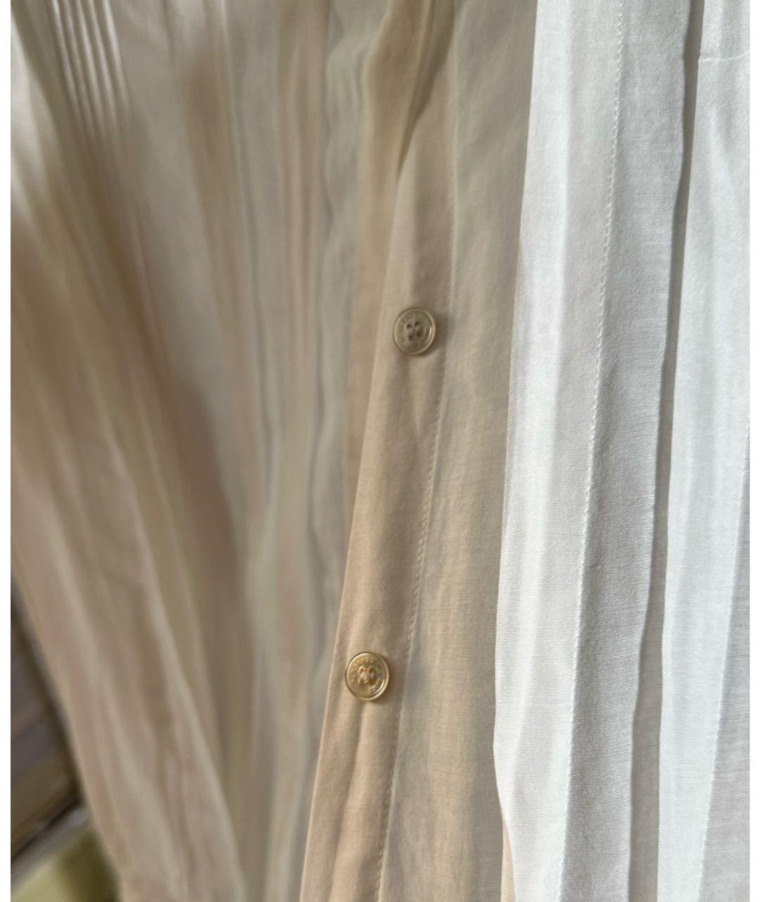 BURBERRY Белая хлопковая рубашка, фото 4