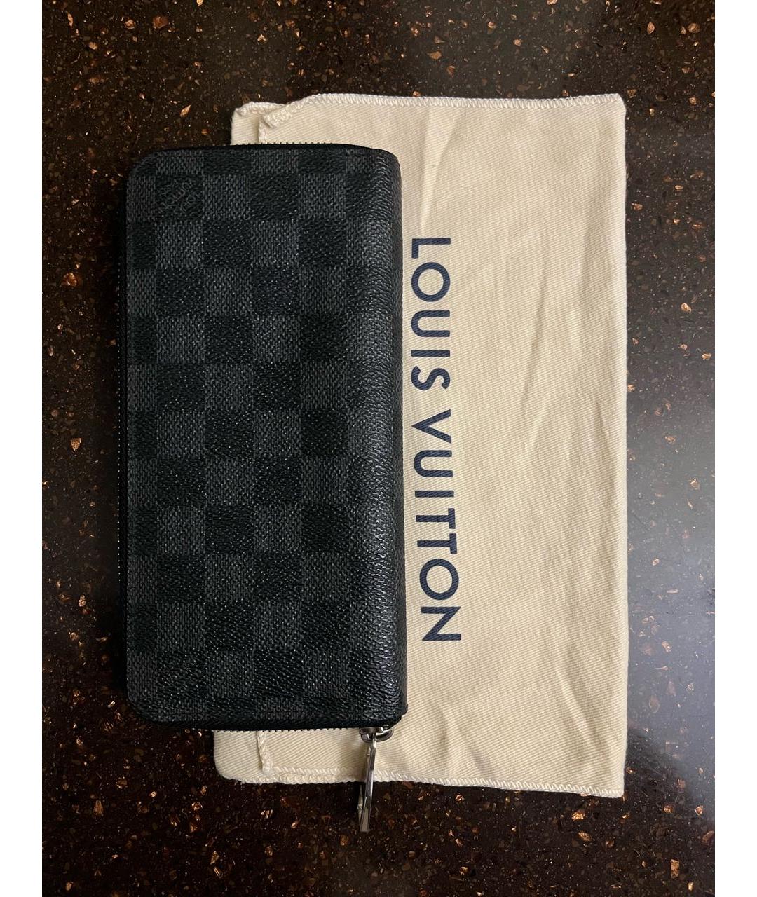 LOUIS VUITTON PRE-OWNED Черный кошелек, фото 2