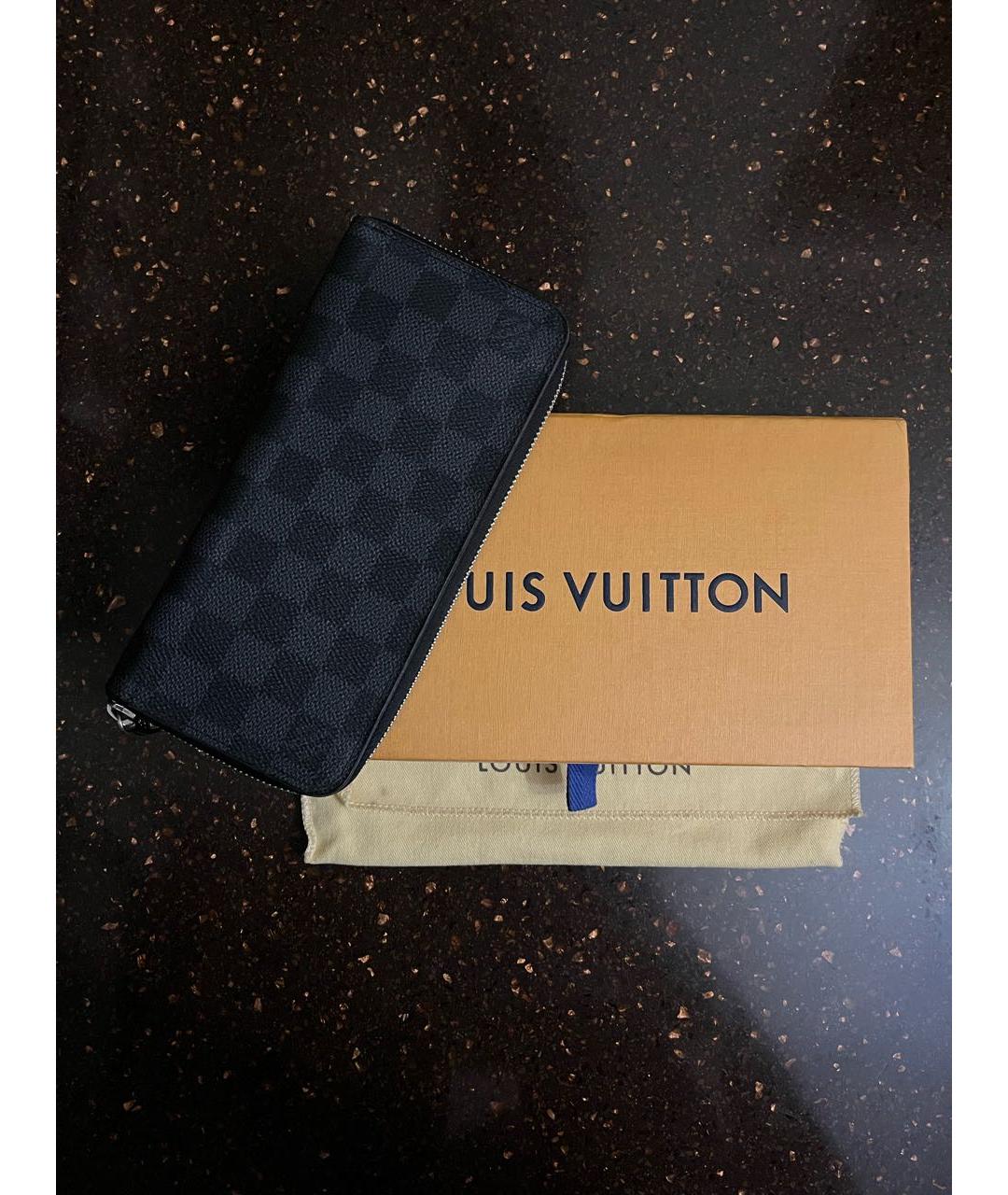 LOUIS VUITTON PRE-OWNED Черный кошелек, фото 2