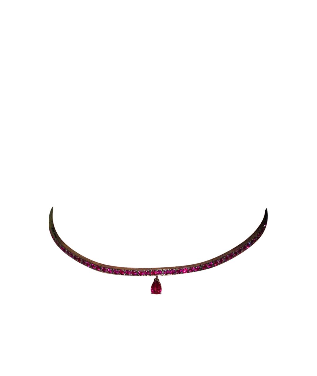 BOUCHERON Бордовое рубиновое колье, фото 1